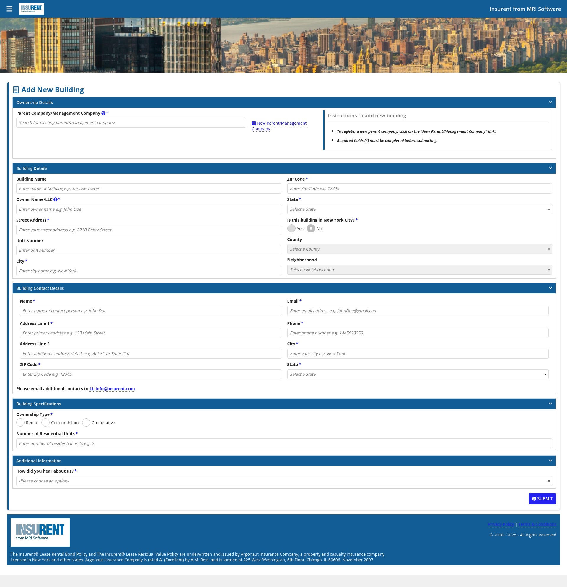 Landing Page