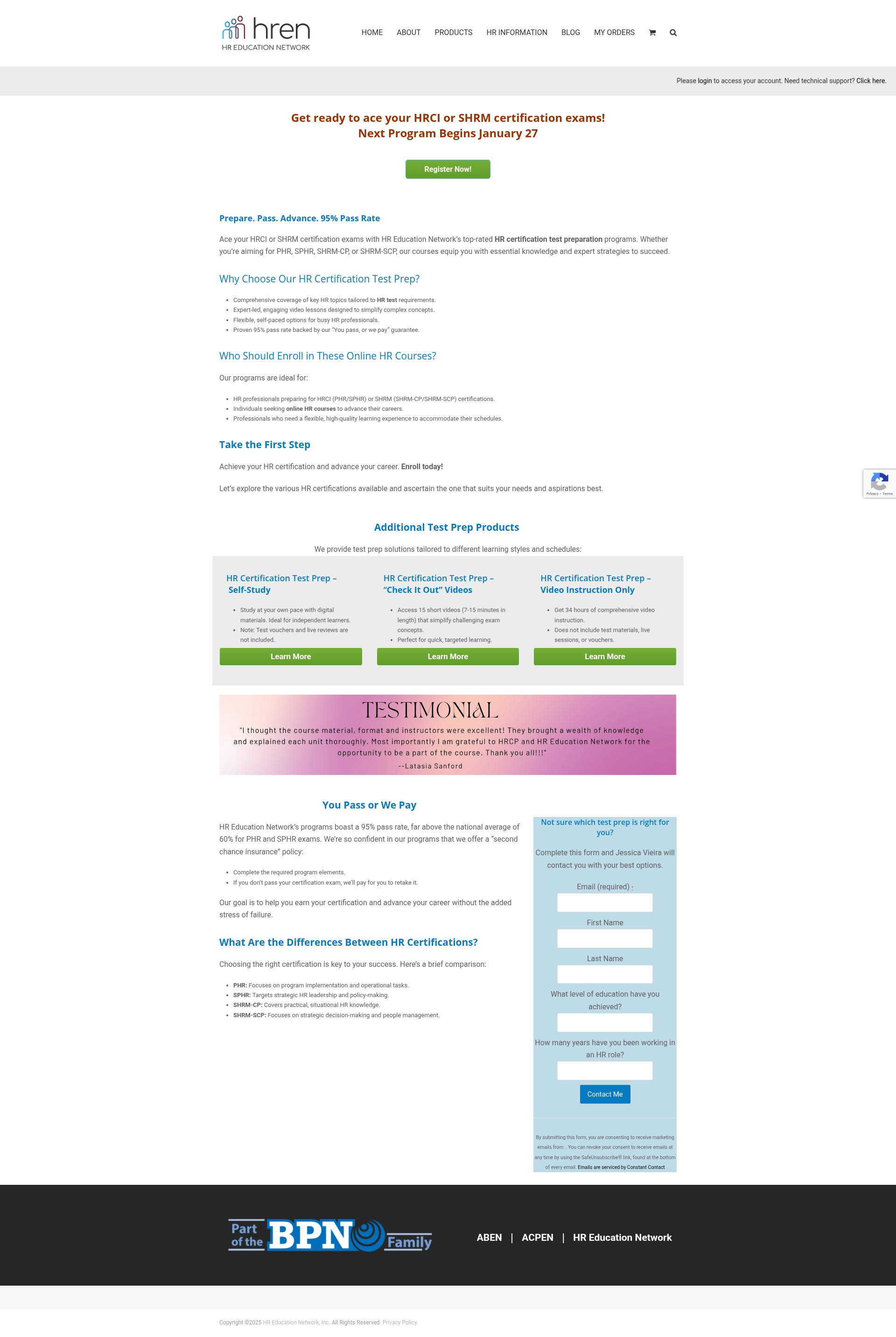 Landing Page
