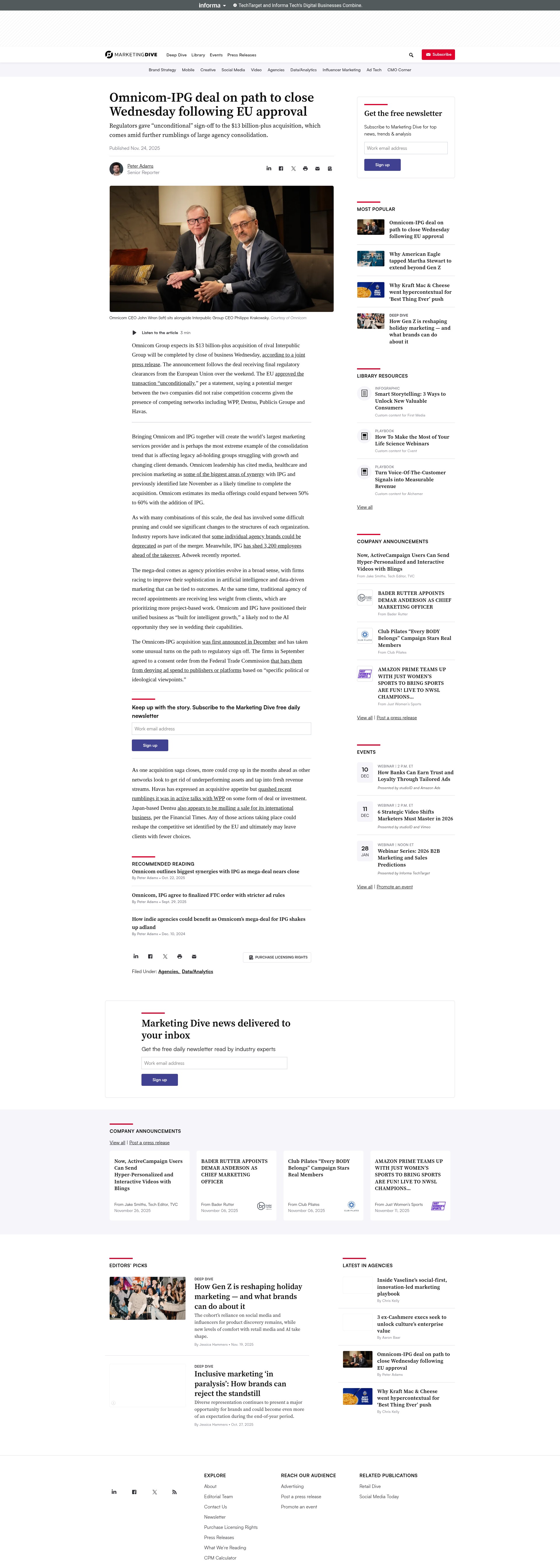 Landing Page