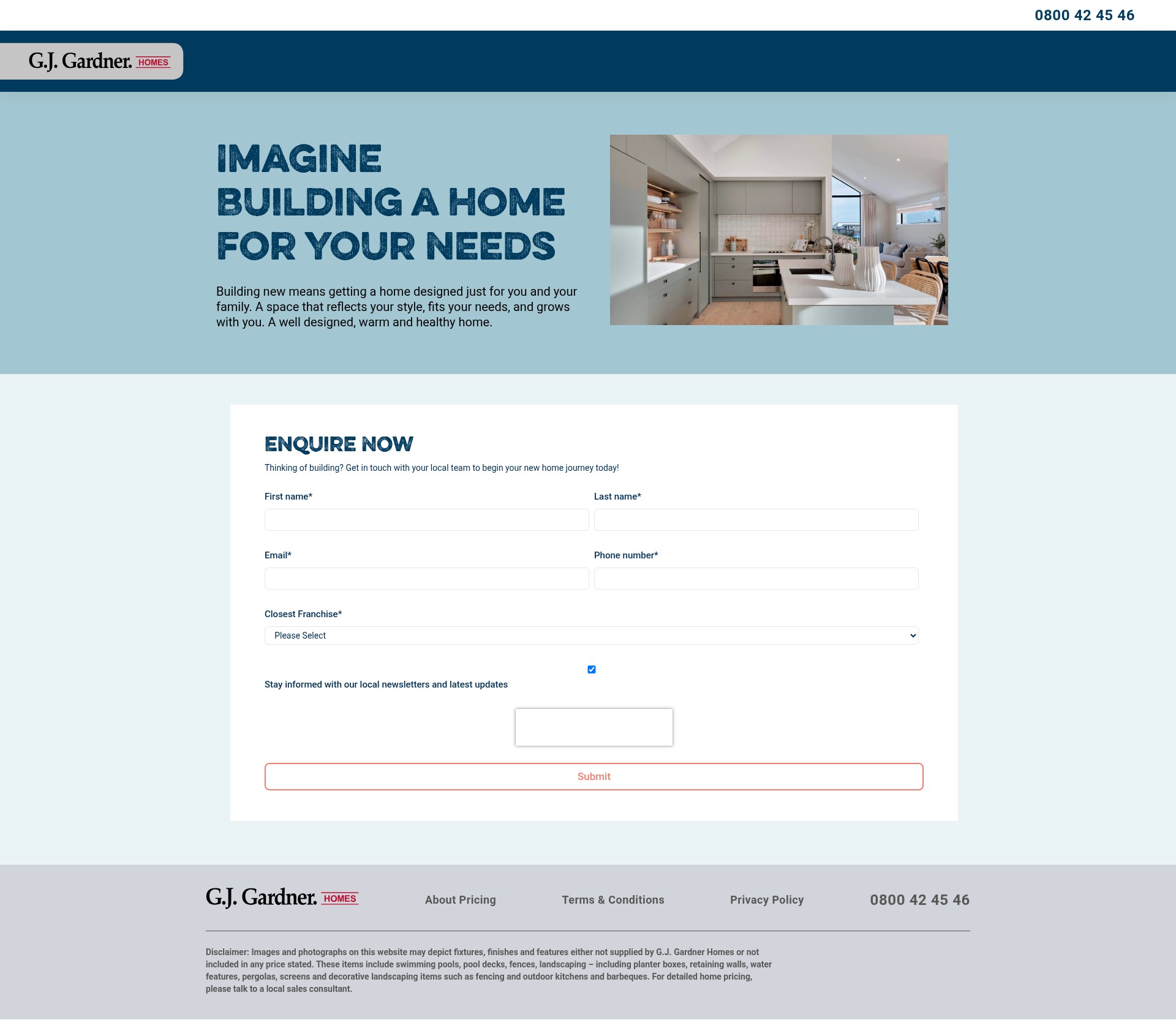 Landing Page