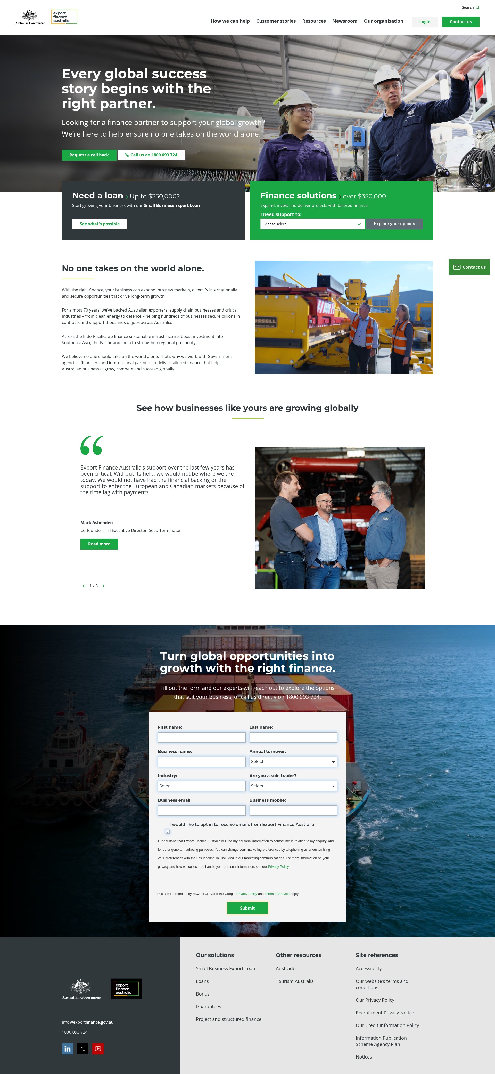 Landing Page