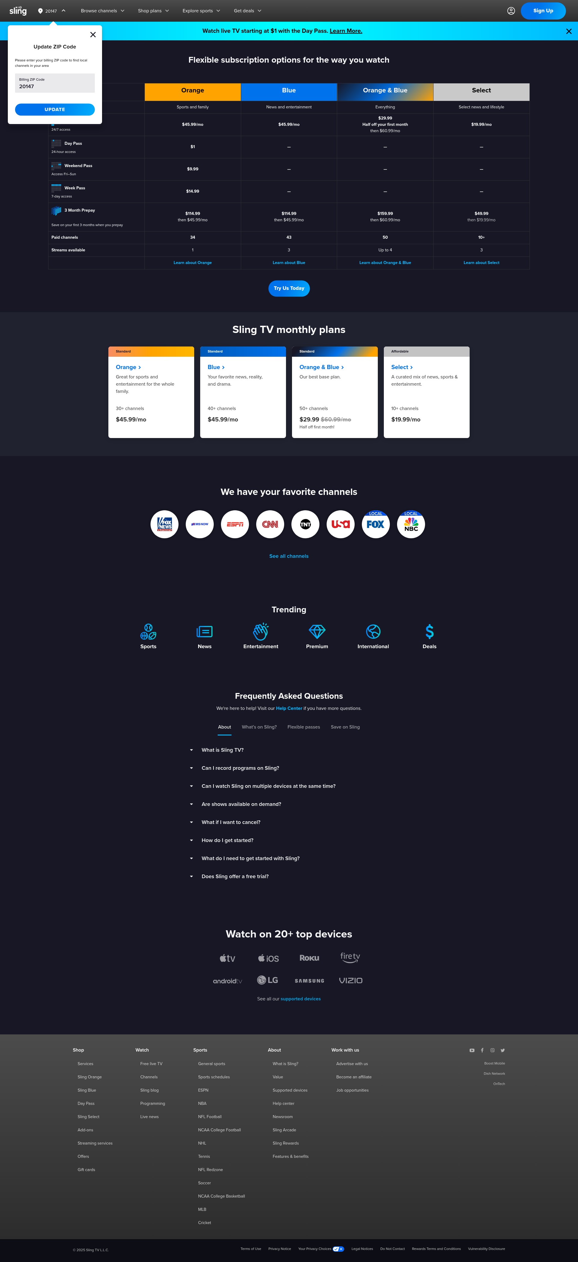 Landing Page