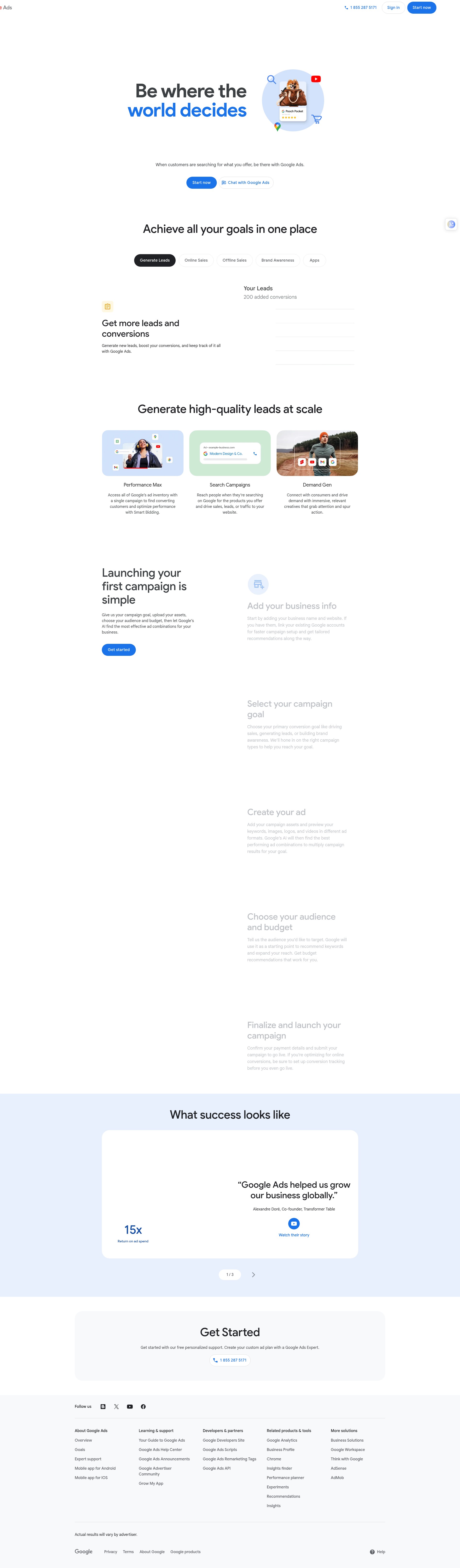 Landing Page