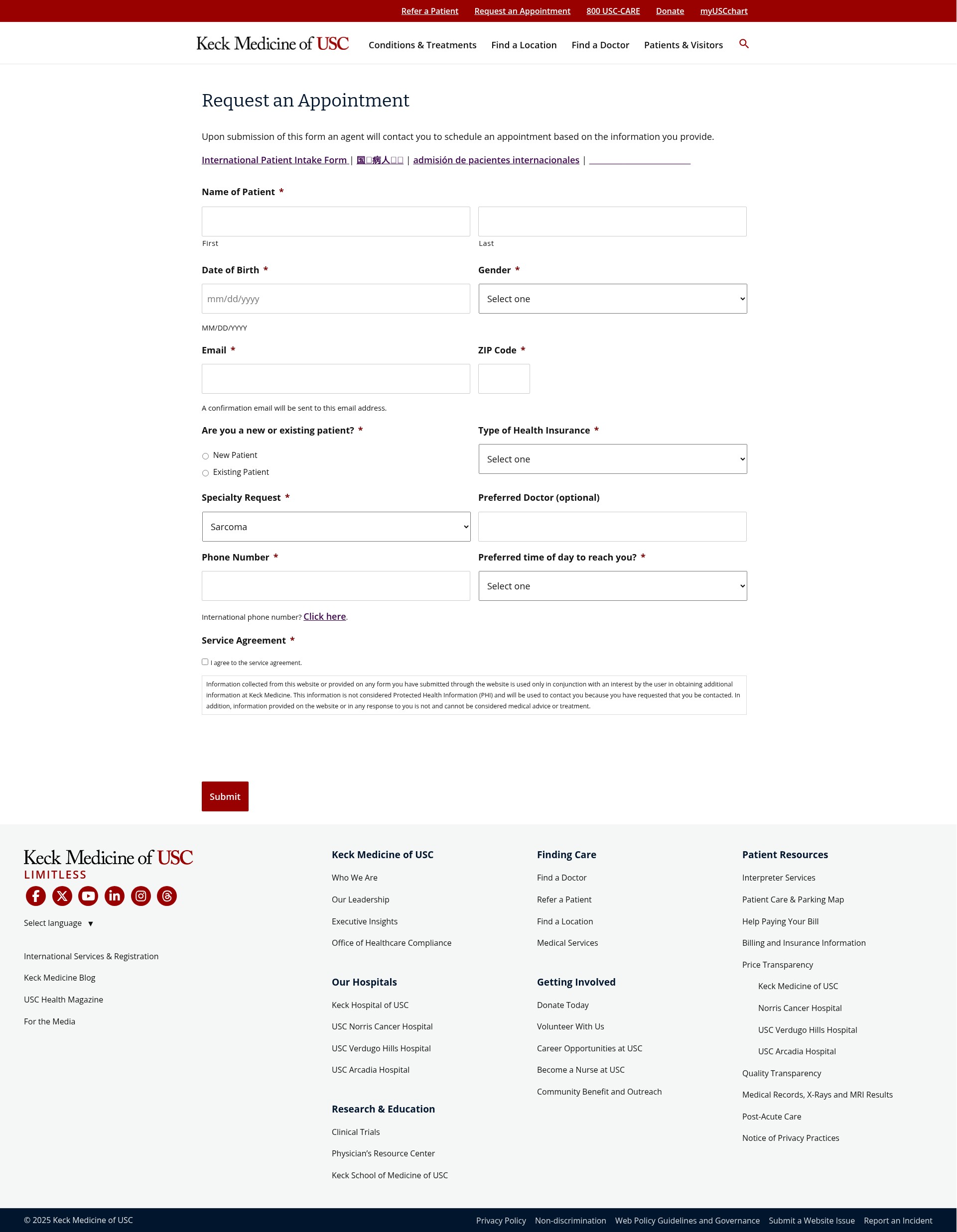 Landing Page
