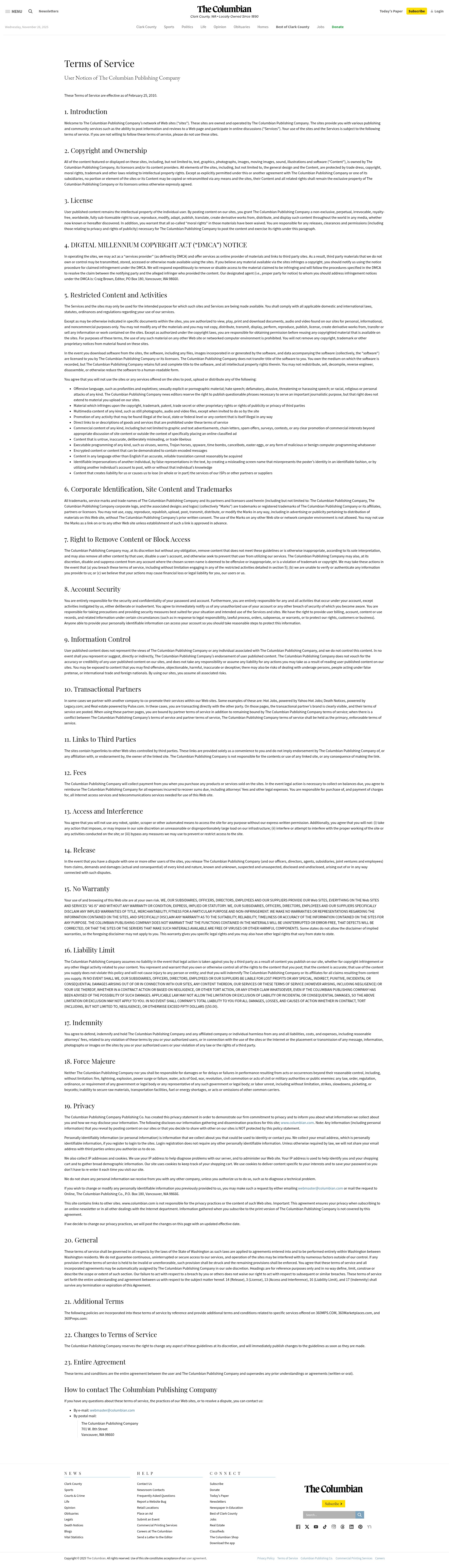 Landing Page