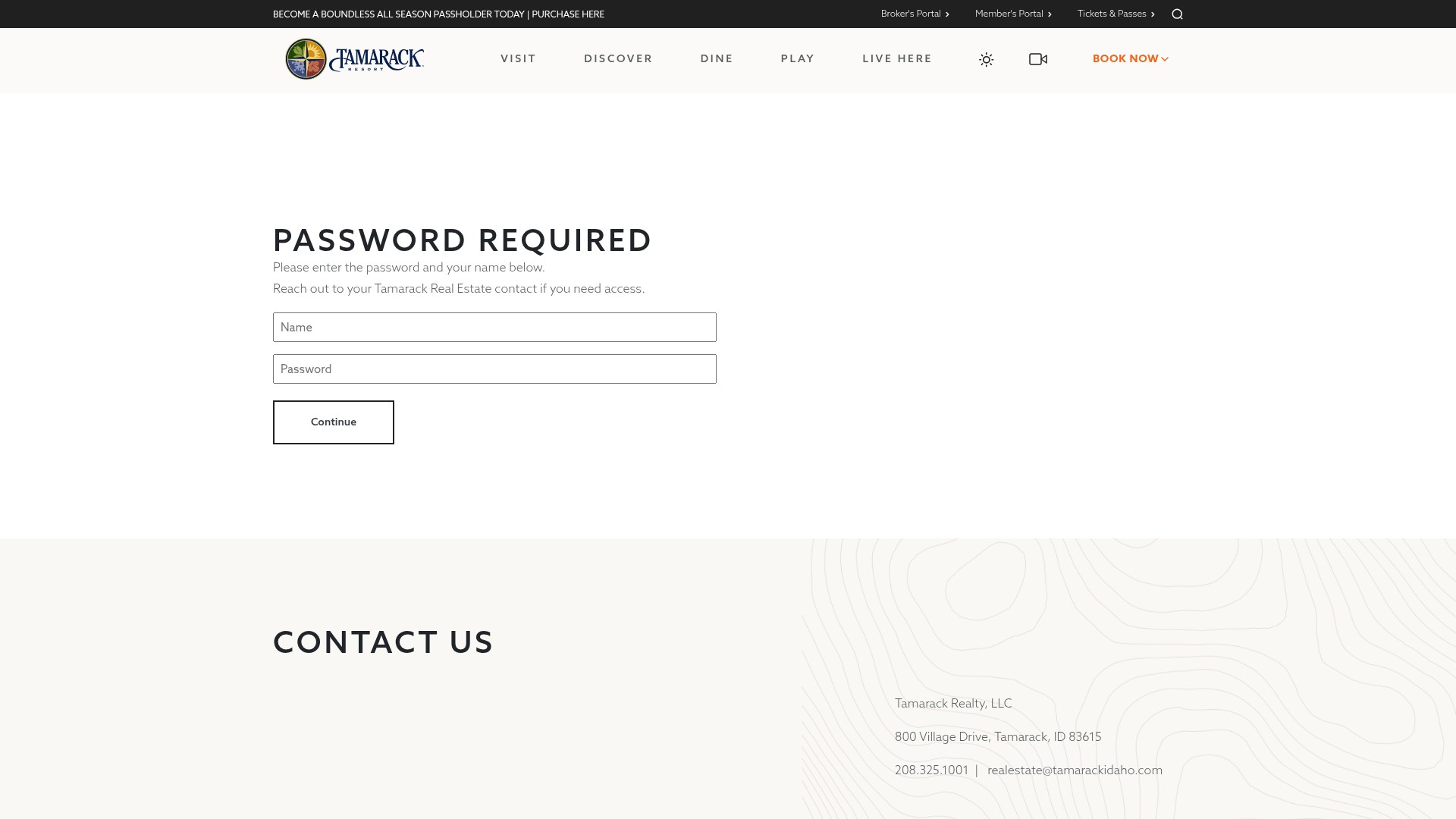 Landing Page