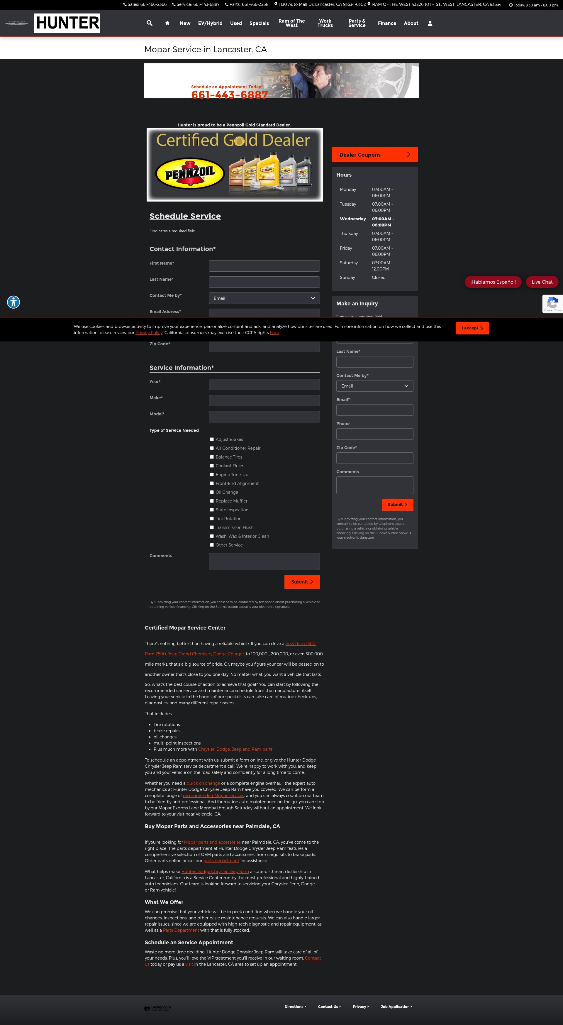 Landing Page