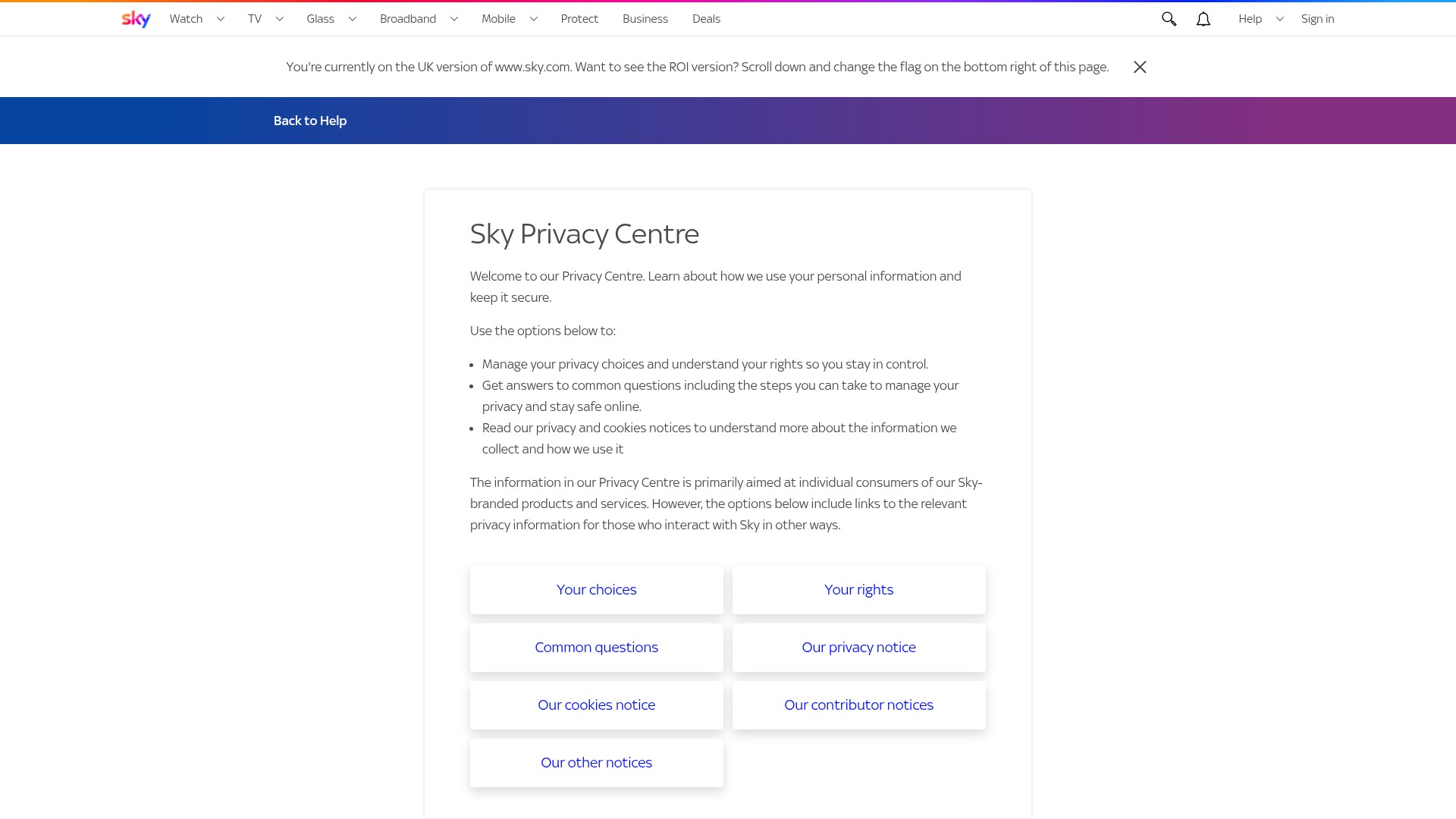 Landing Page