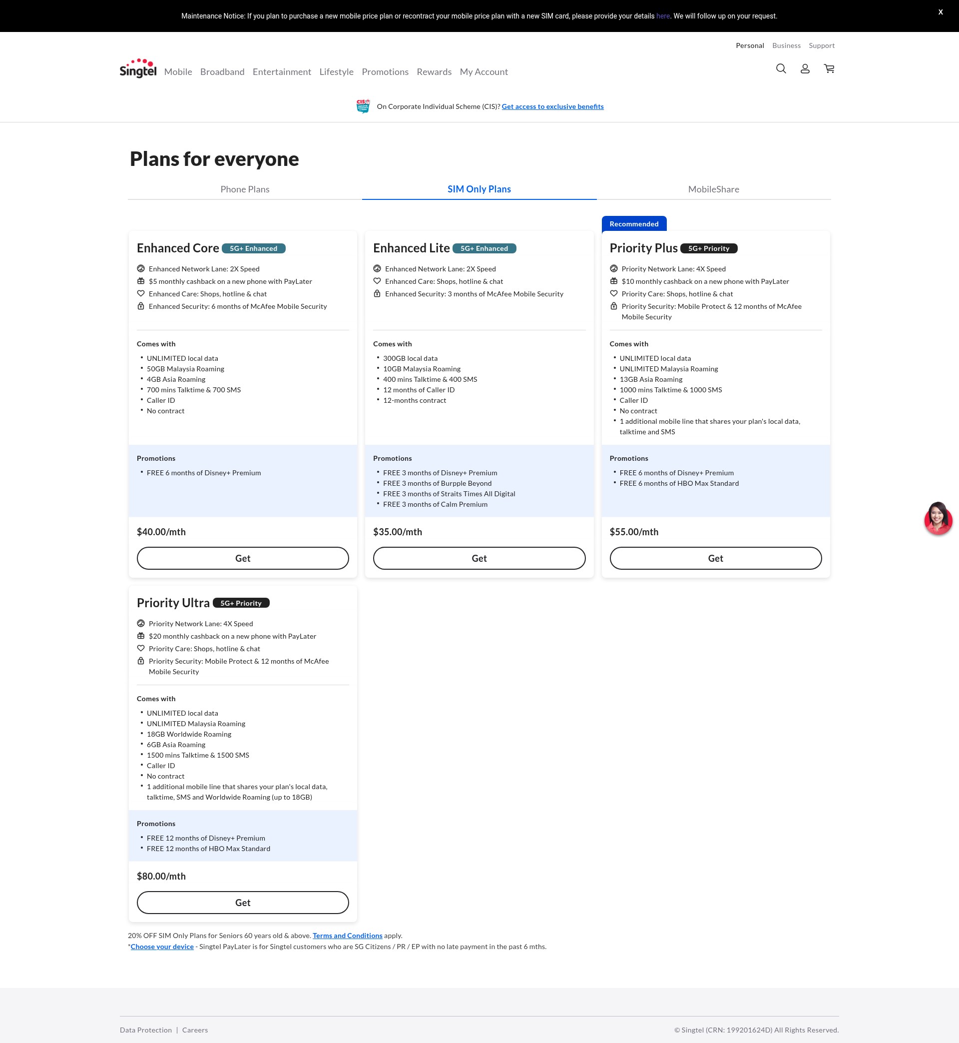 Landing Page