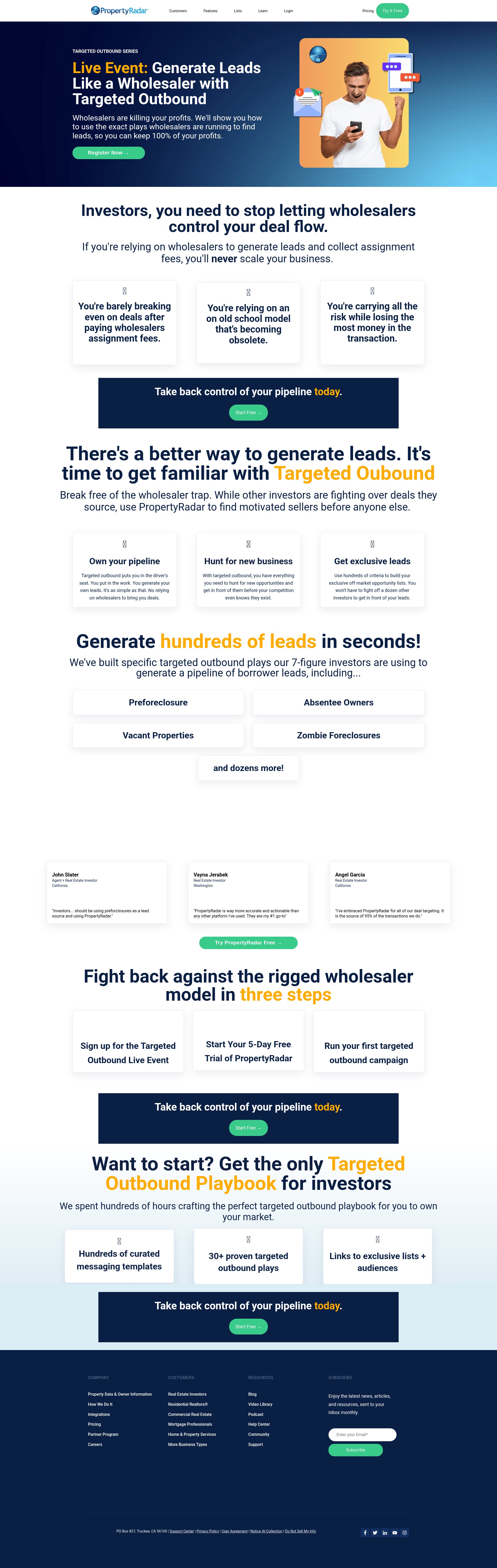 Landing Page