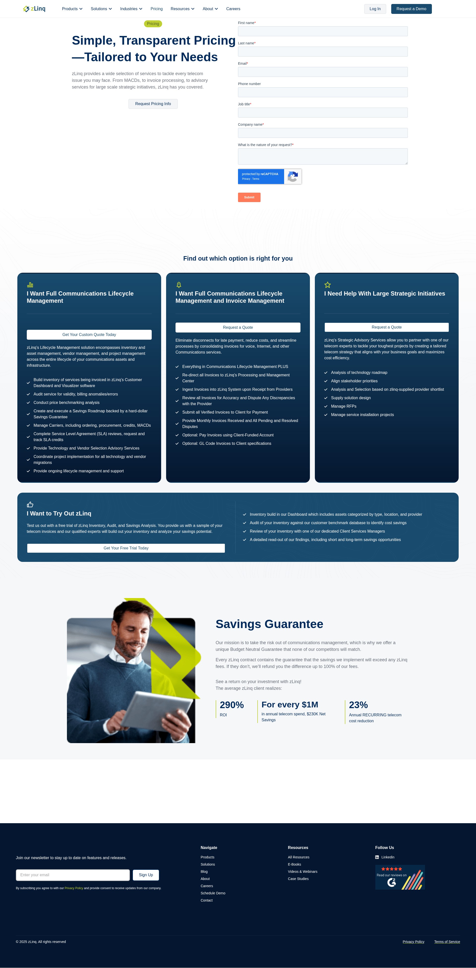 Landing Page