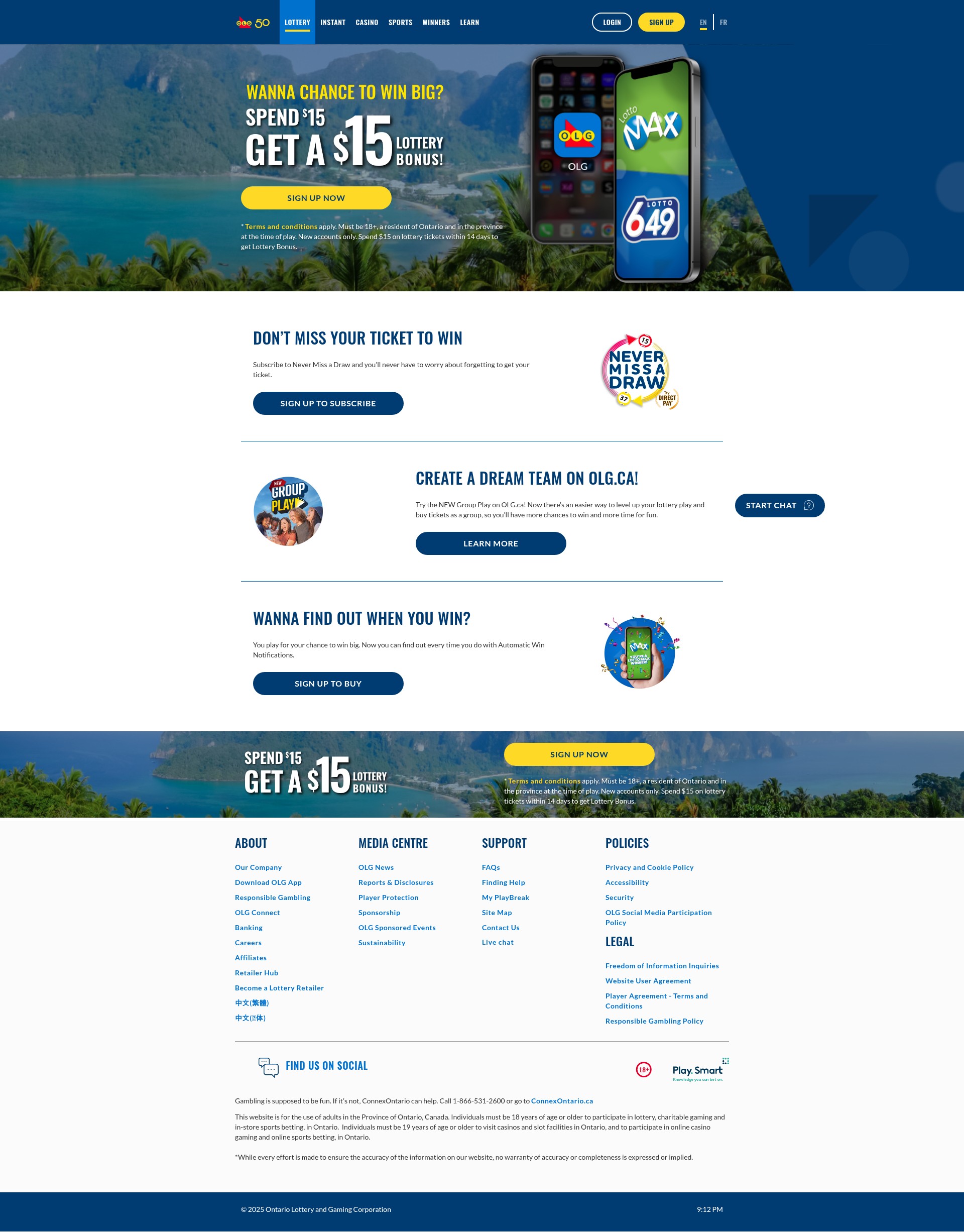 Landing Page