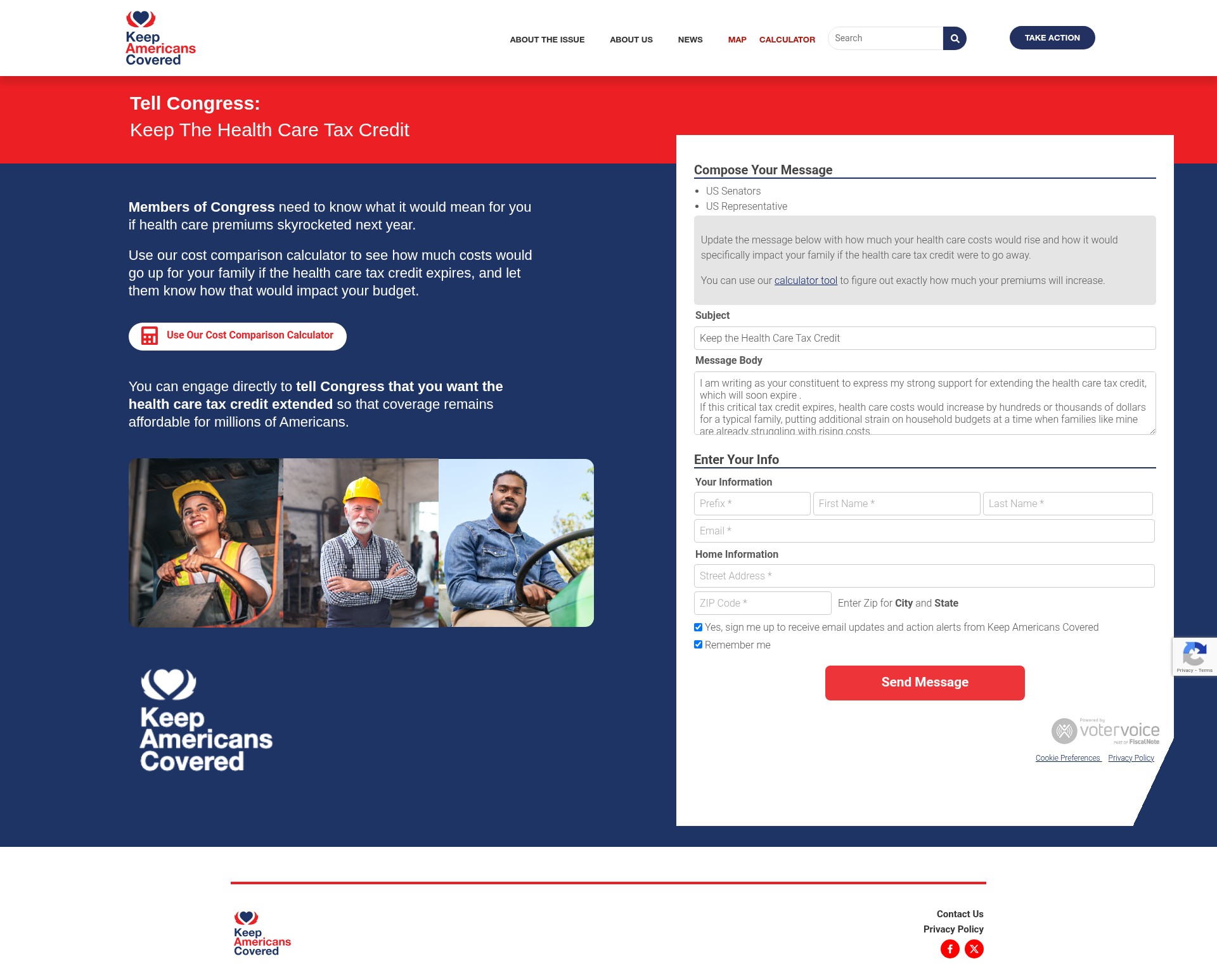 Landing Page