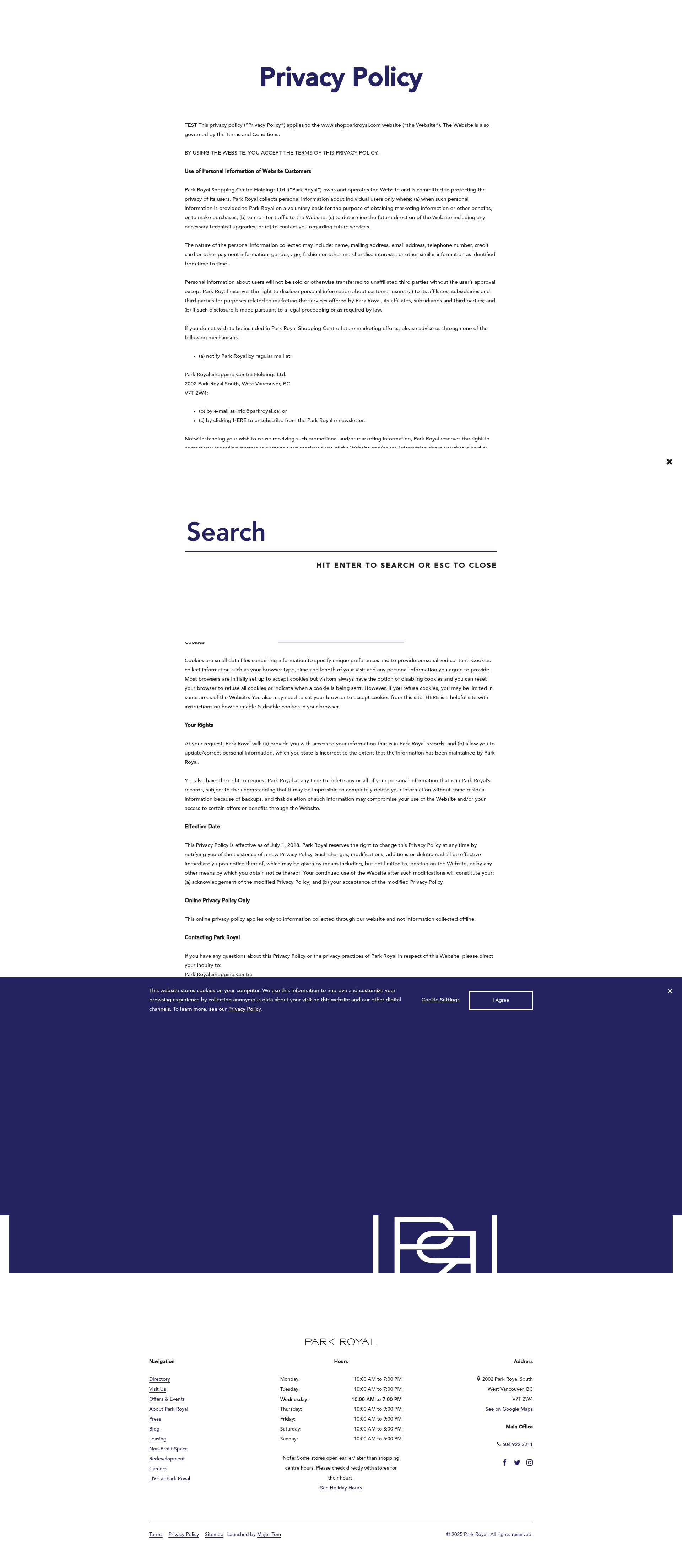 Landing Page