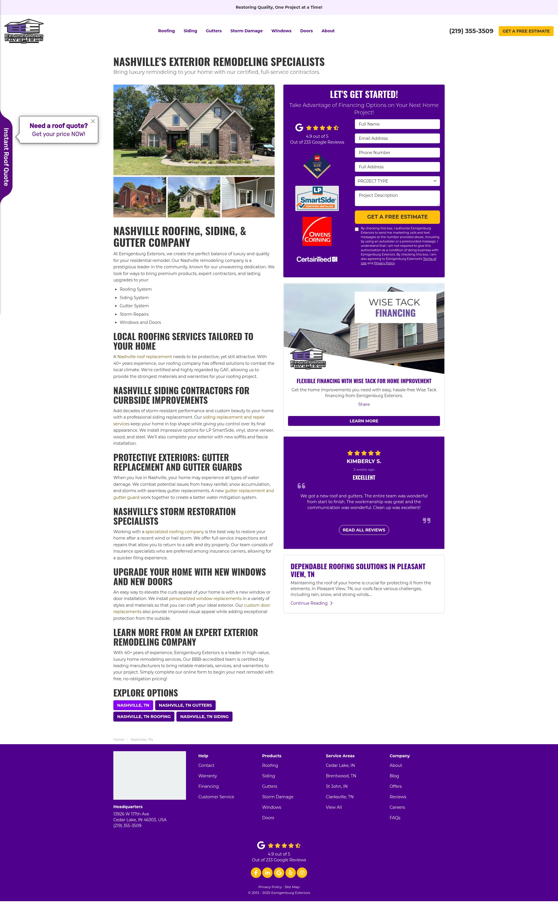 Landing Page
