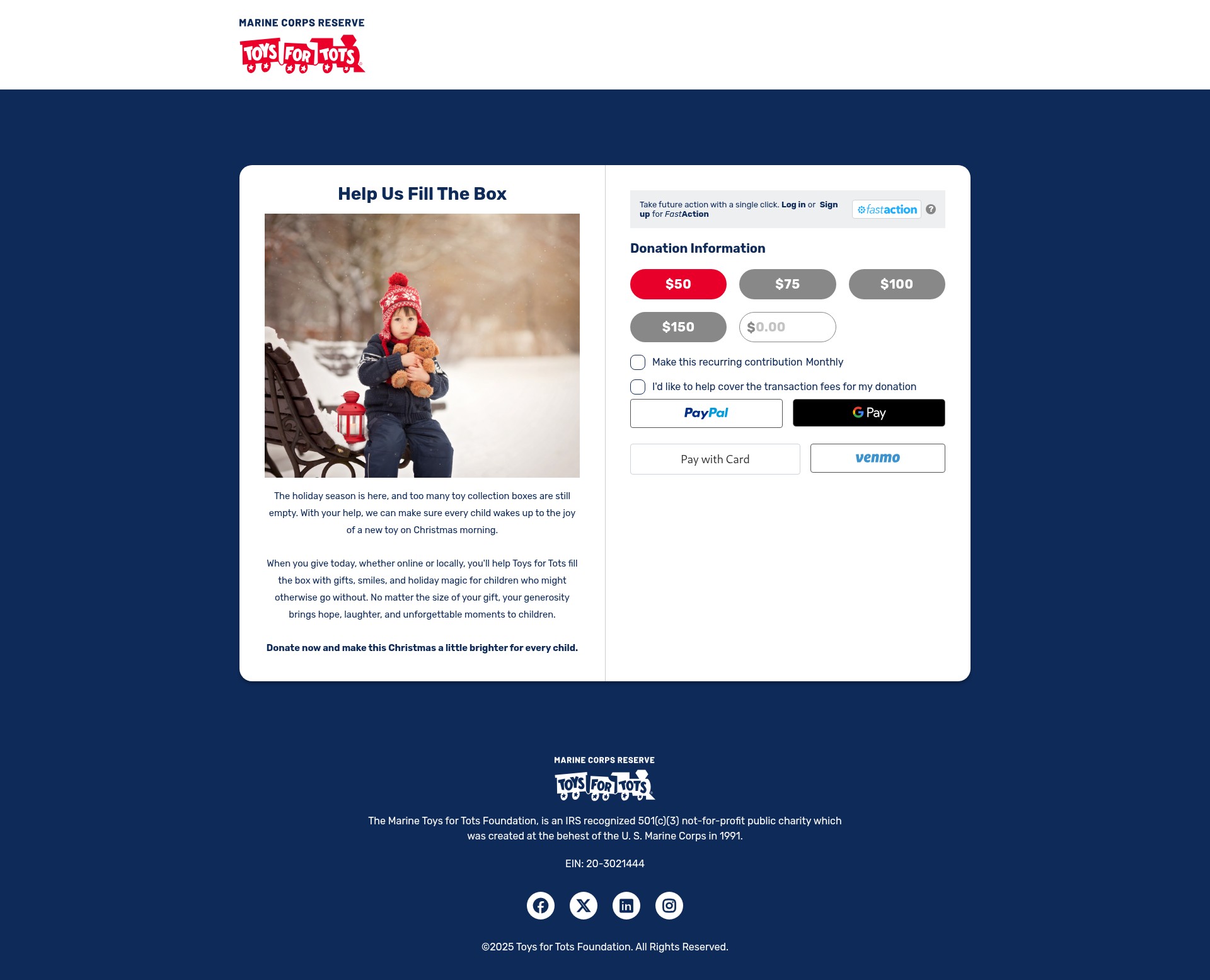 Landing Page