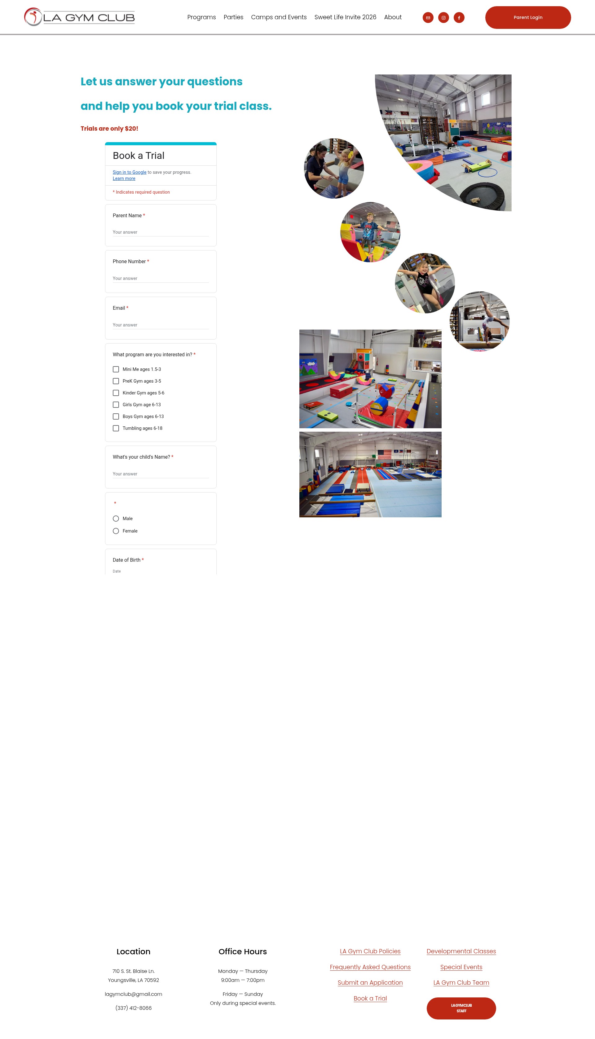 Landing Page