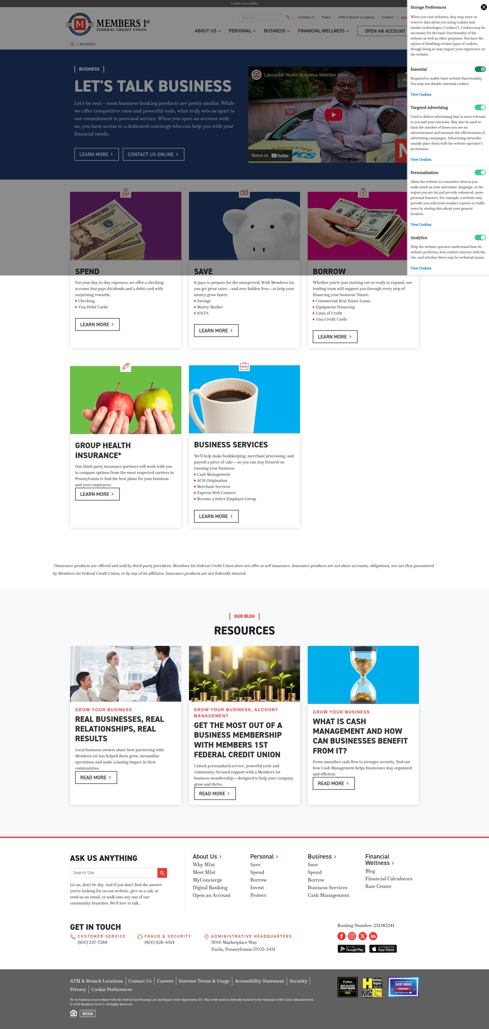 Landing Page