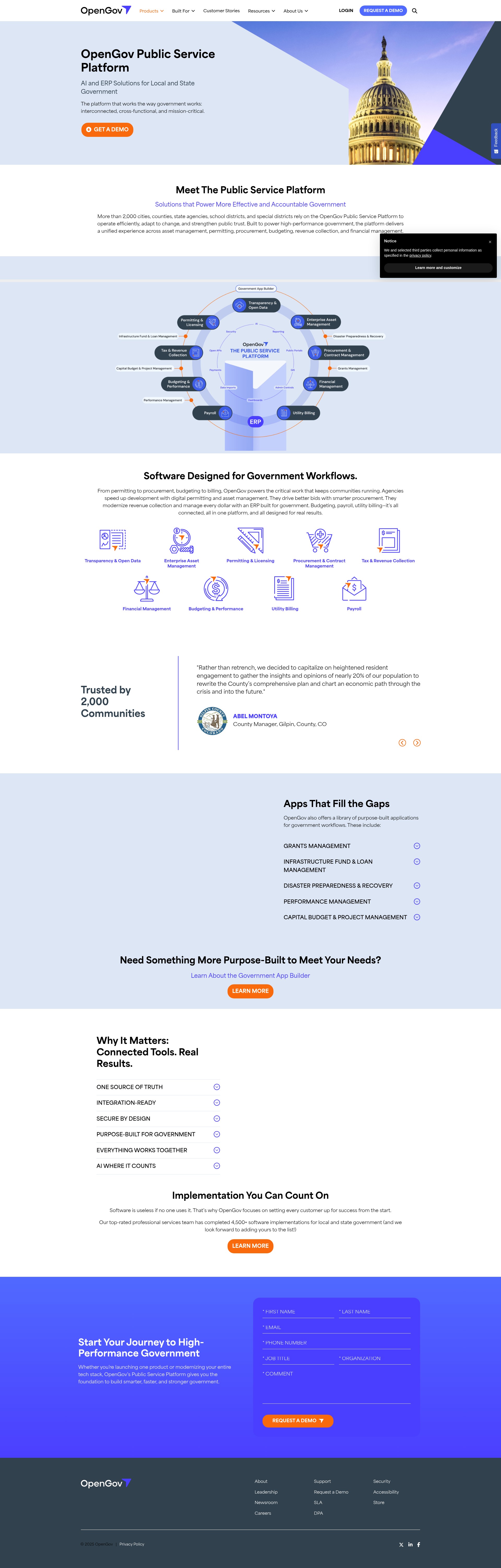Landing Page