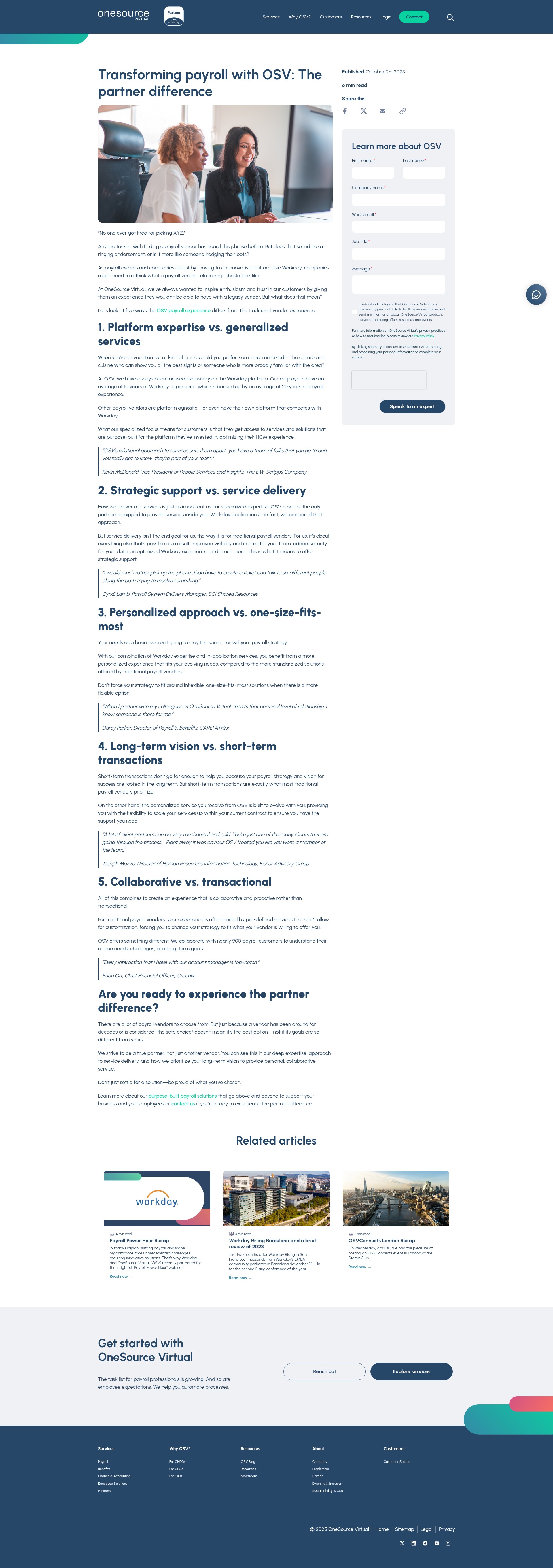 Landing Page