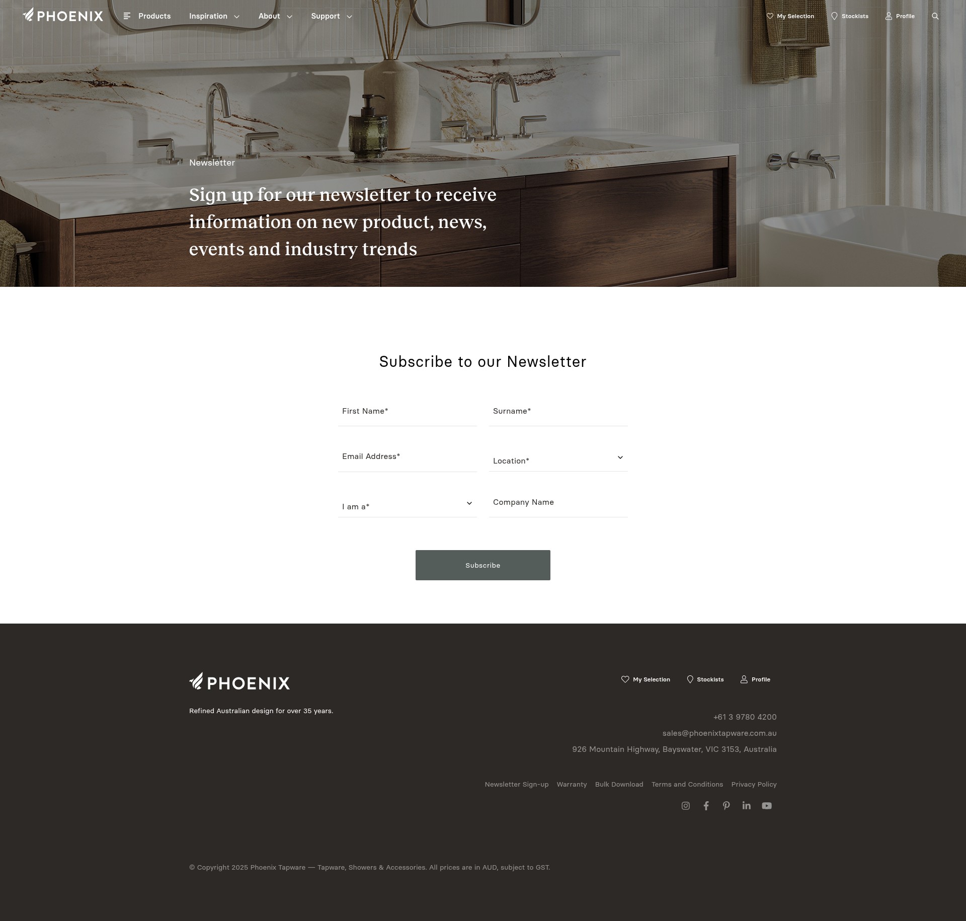 Landing Page