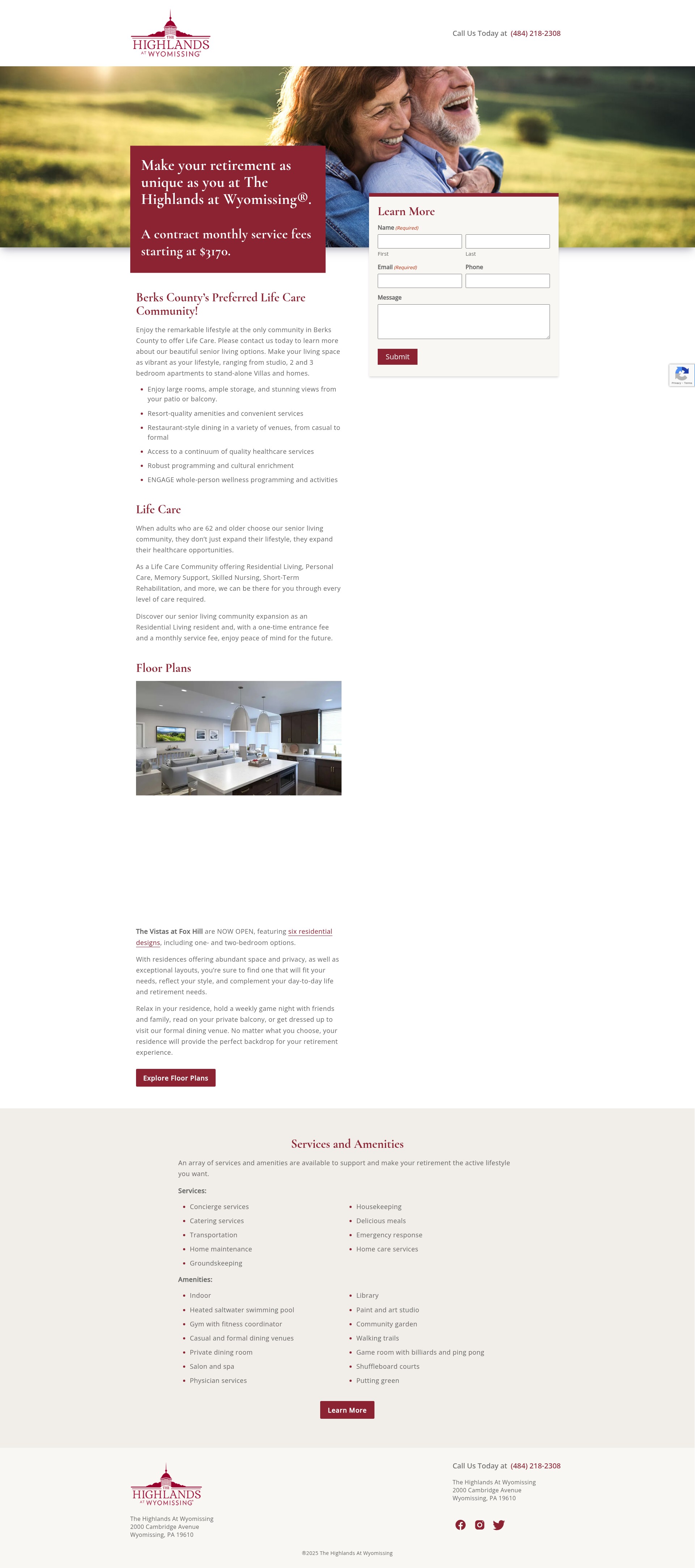 Landing Page