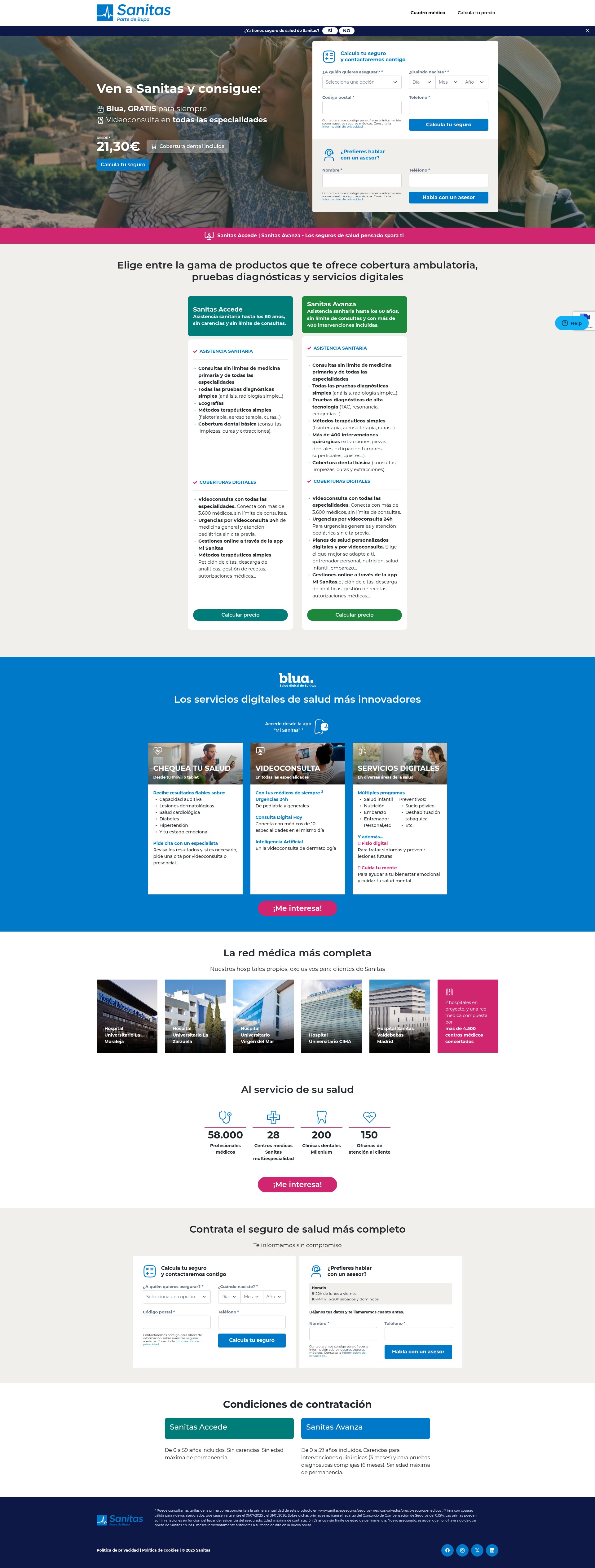 Landing Page