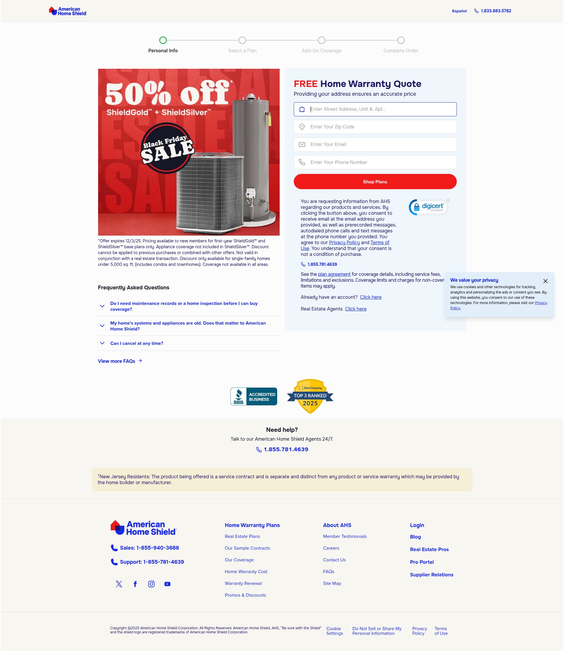 Landing Page