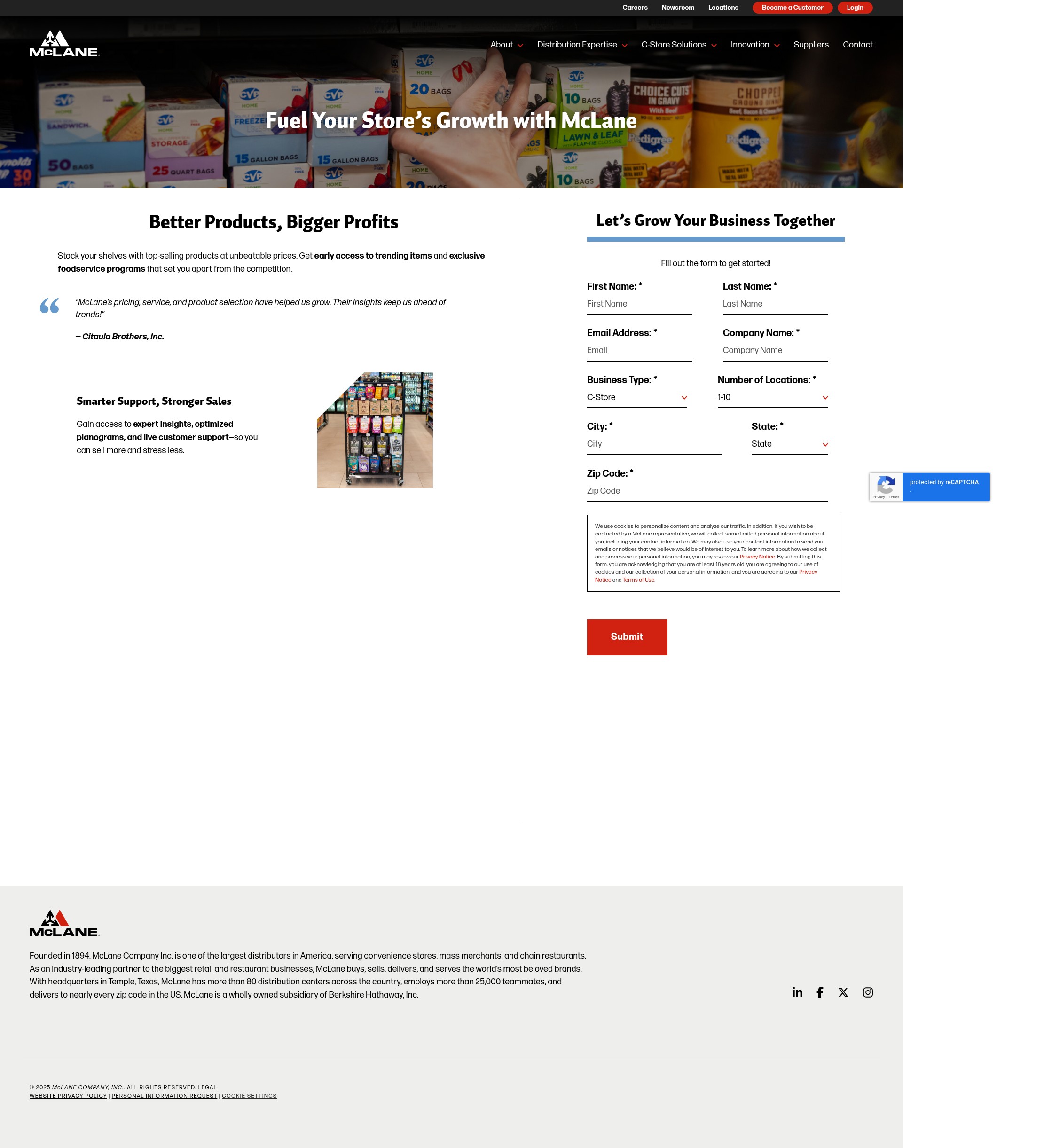 Landing Page