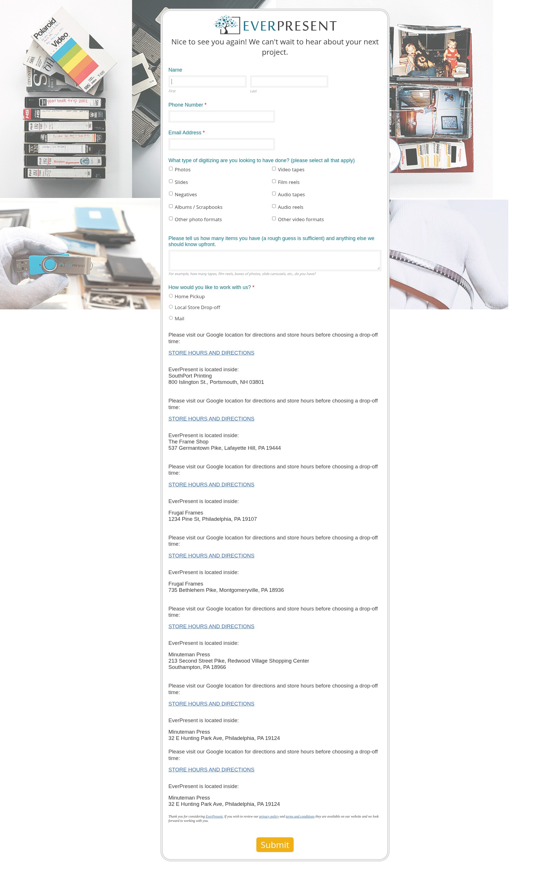 Landing Page