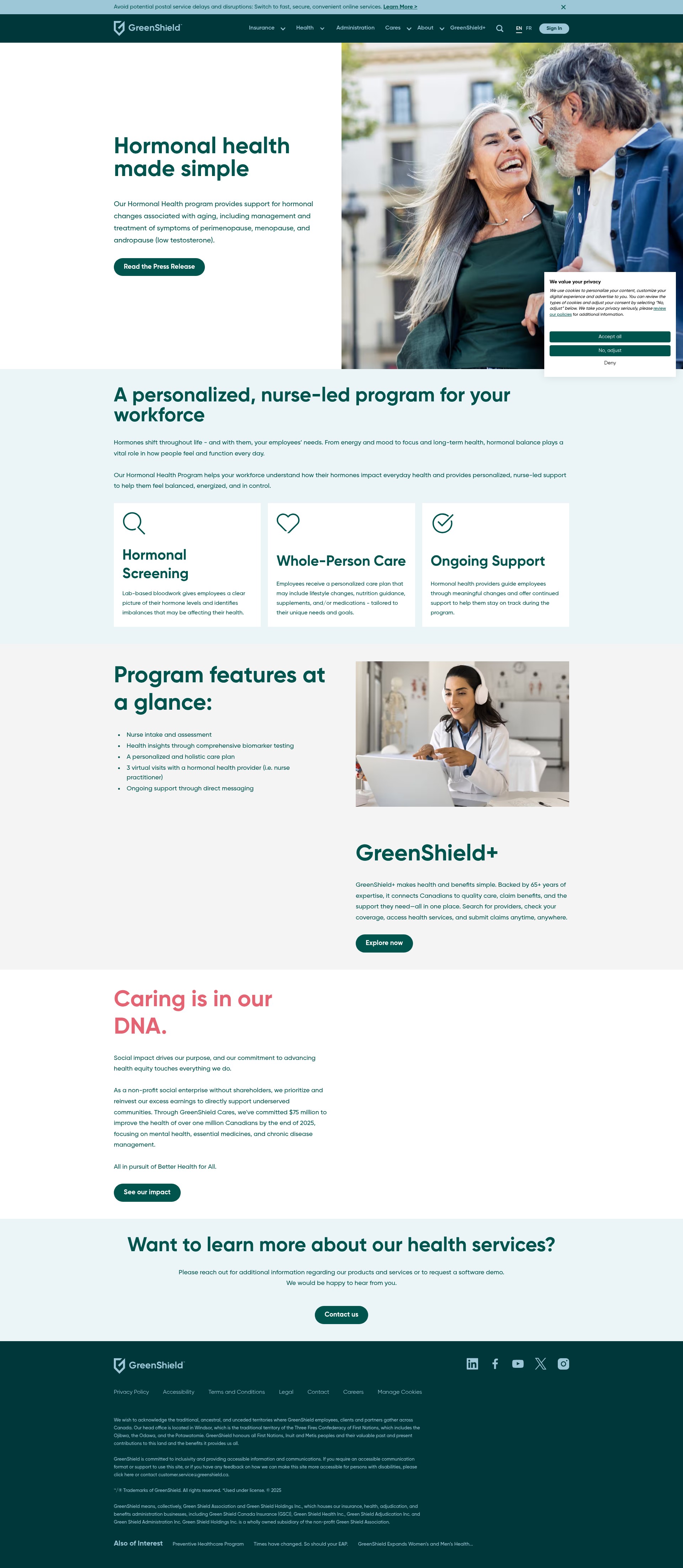 Landing Page