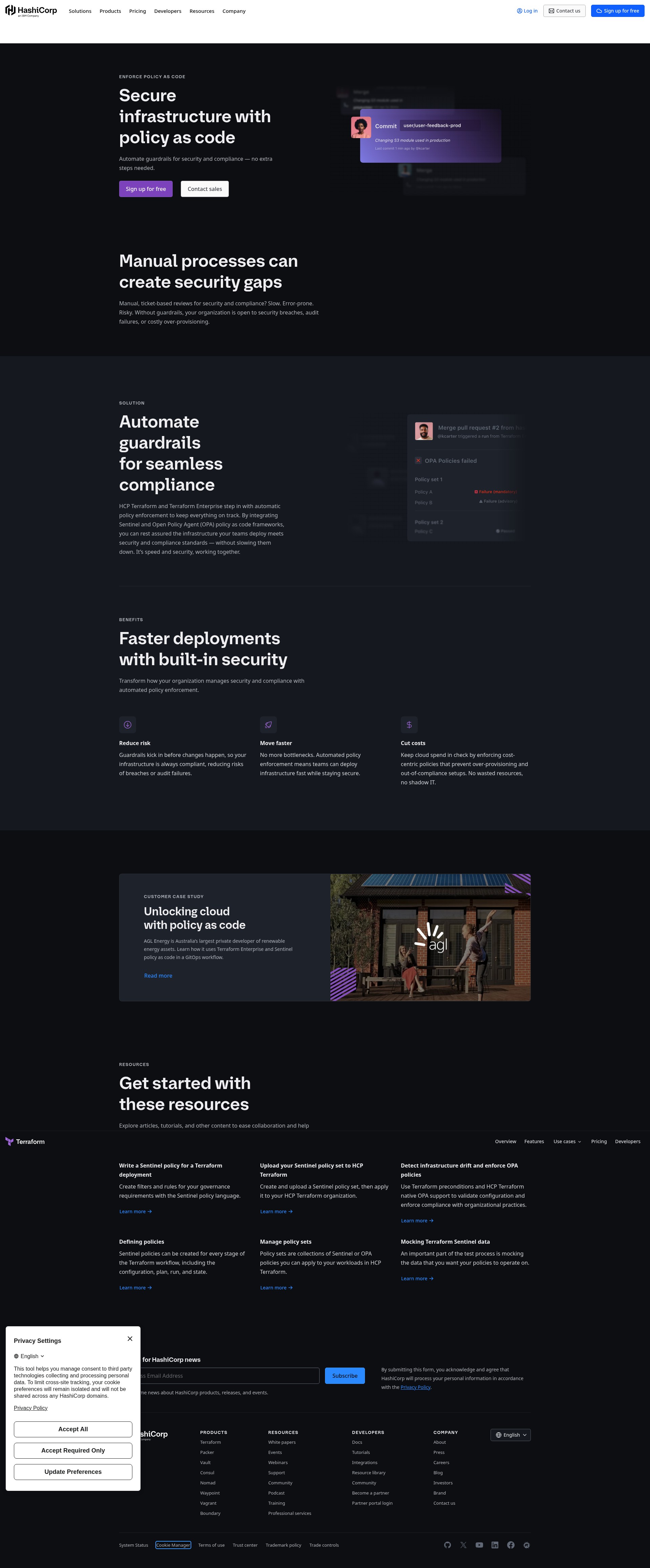 Landing Page