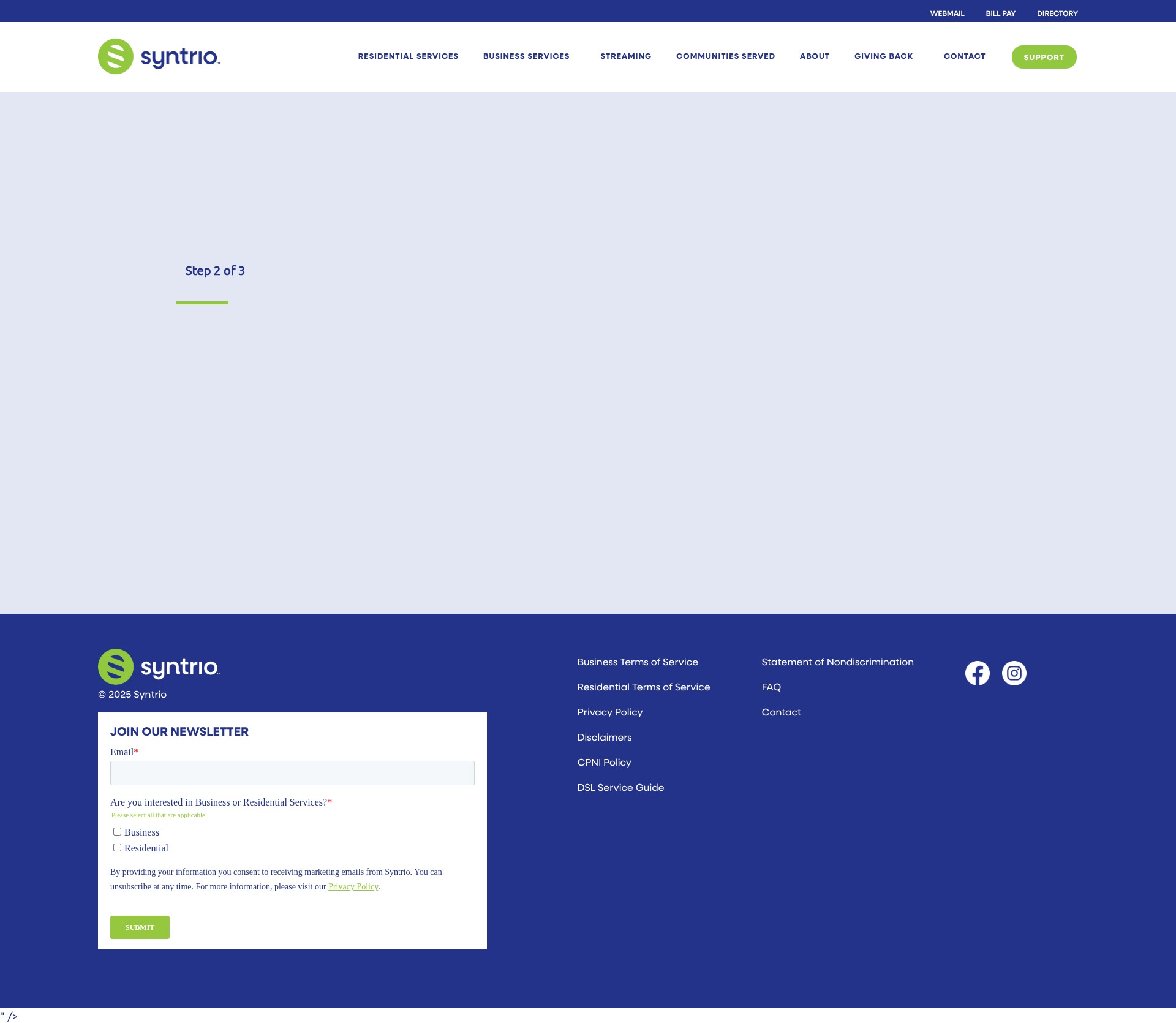 Landing Page