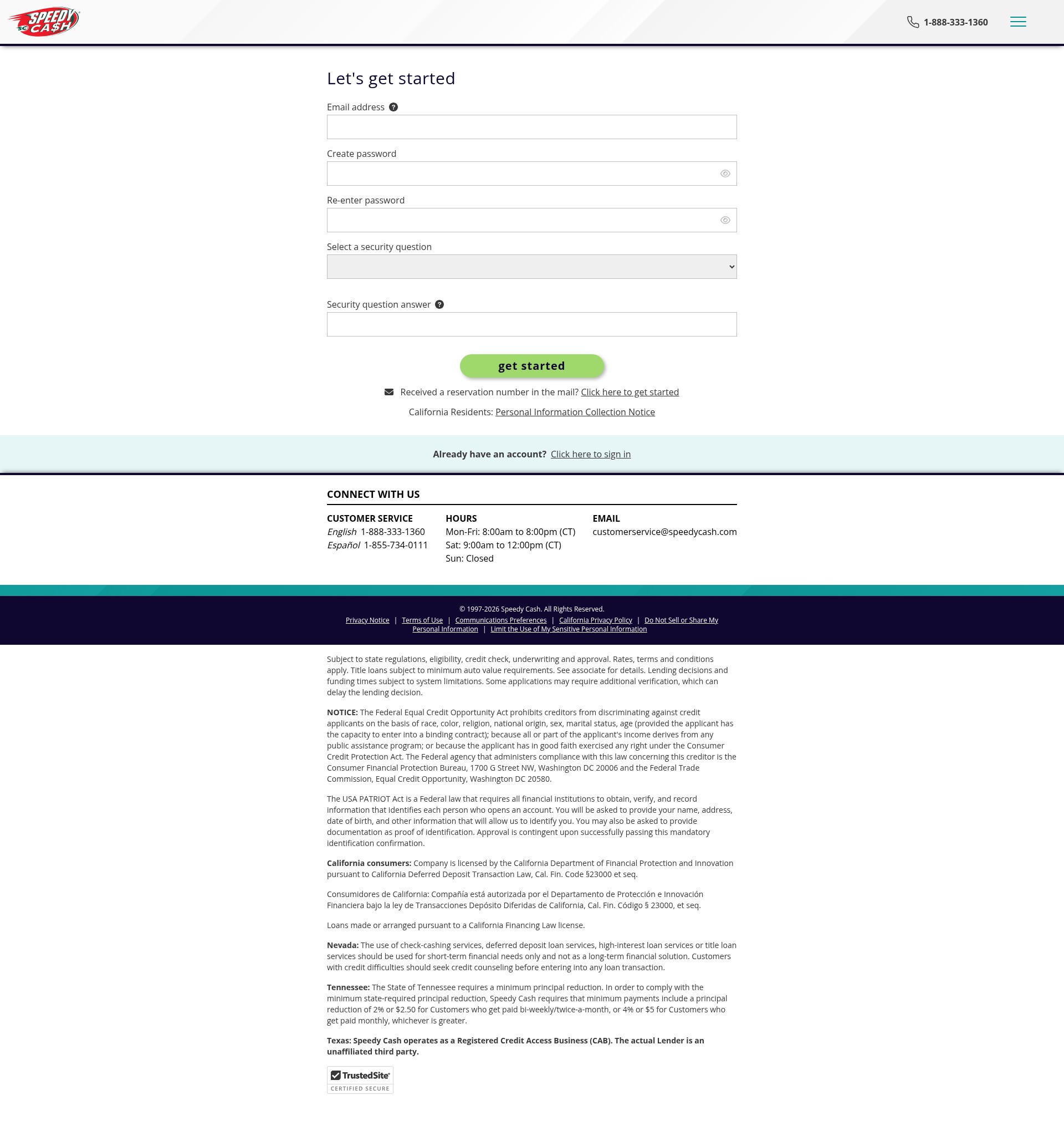 Landing Page