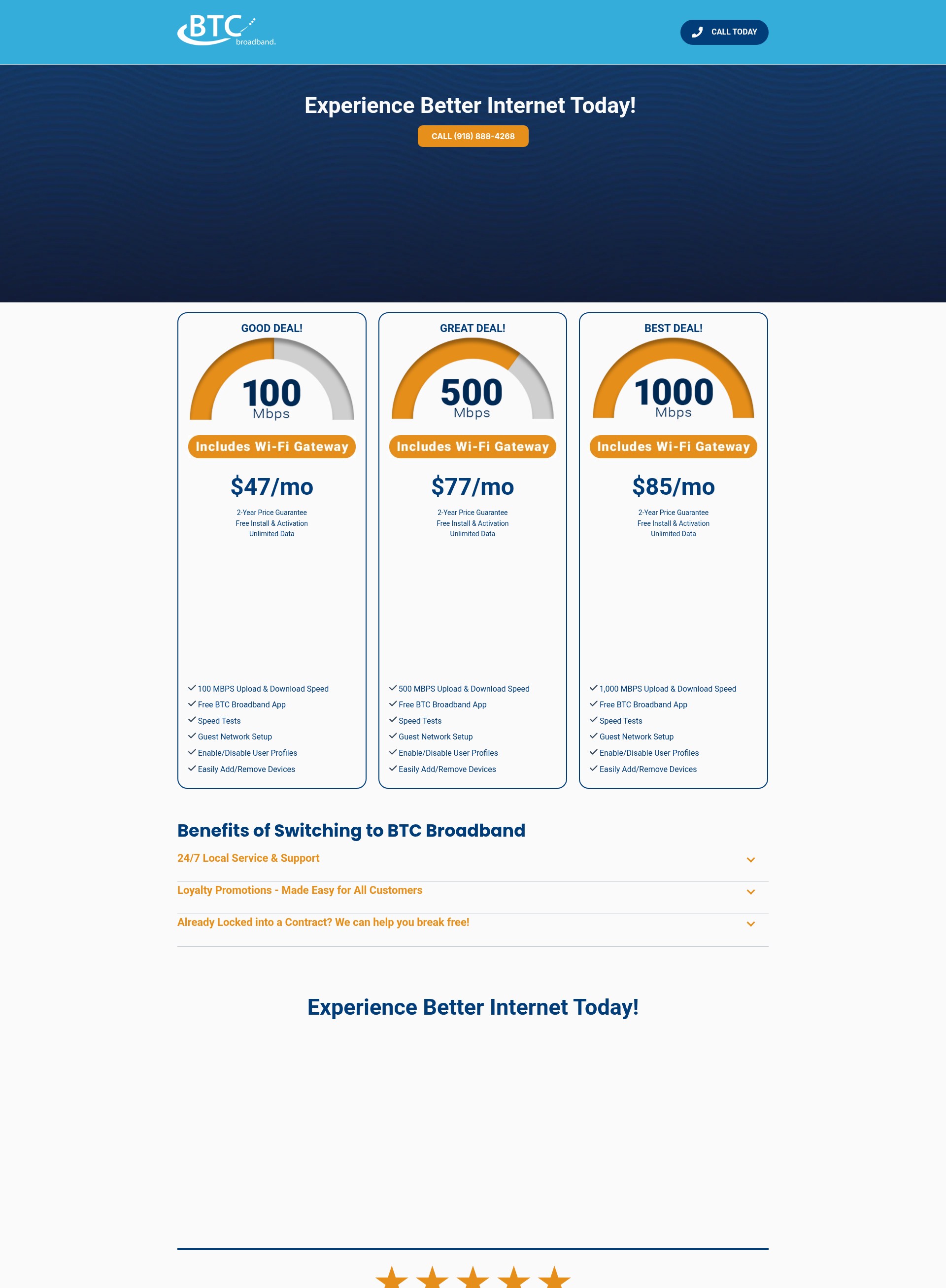 Landing Page