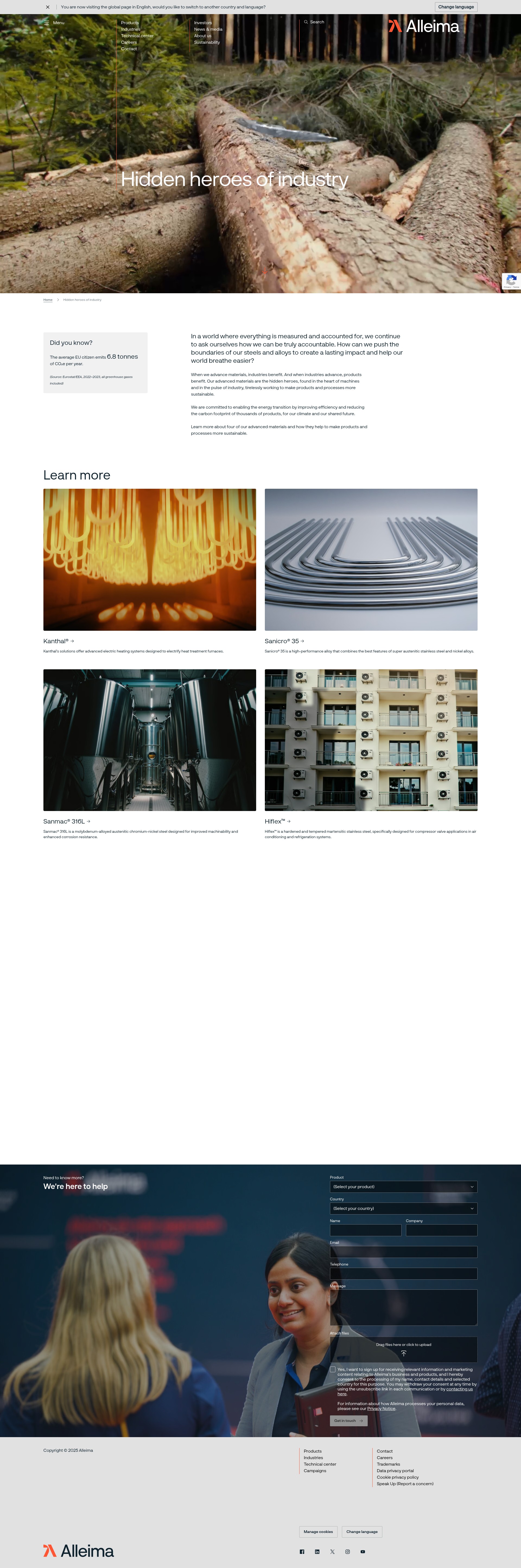 Landing Page