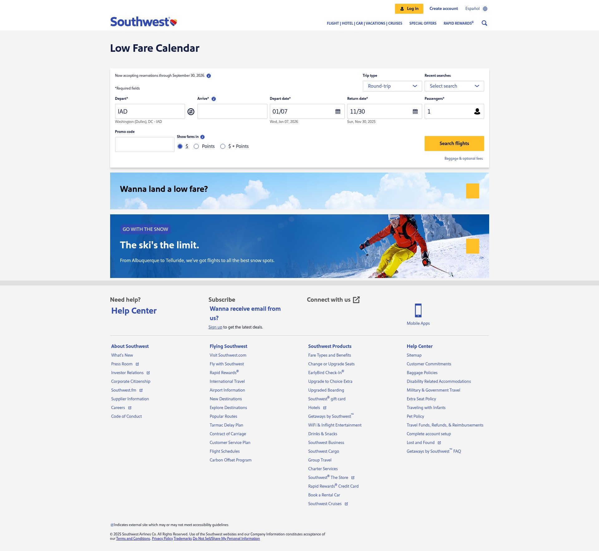 Landing Page