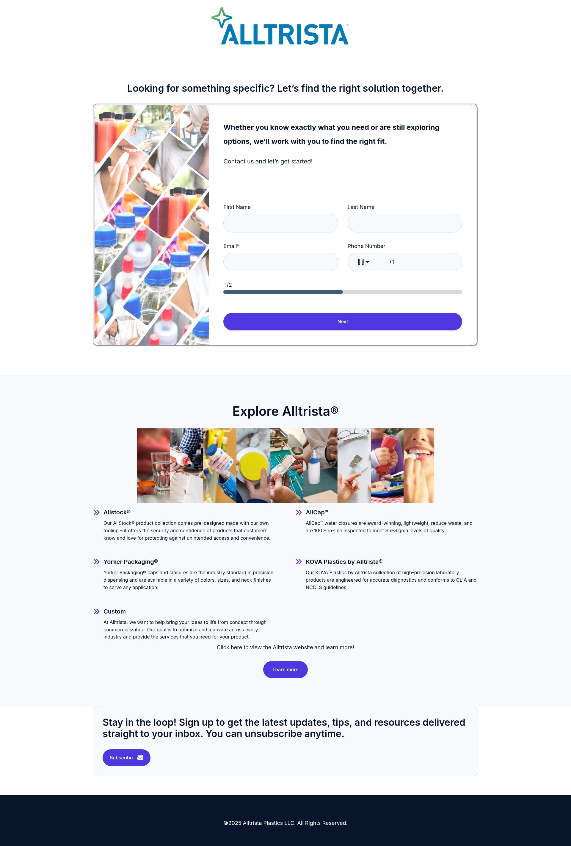 Landing Page