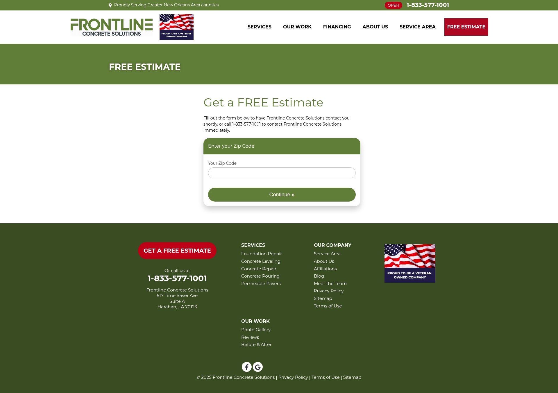Landing Page