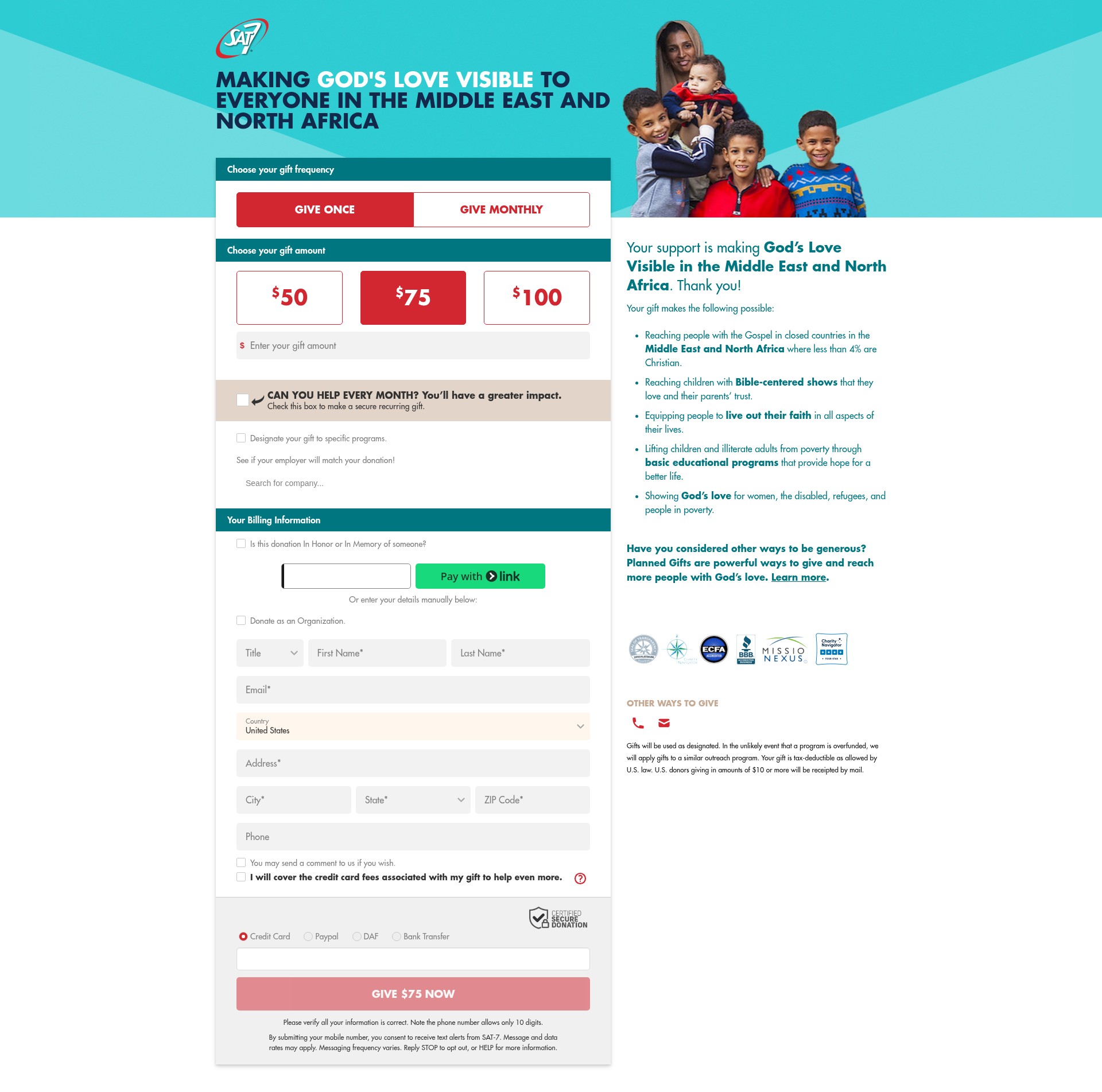 Landing Page