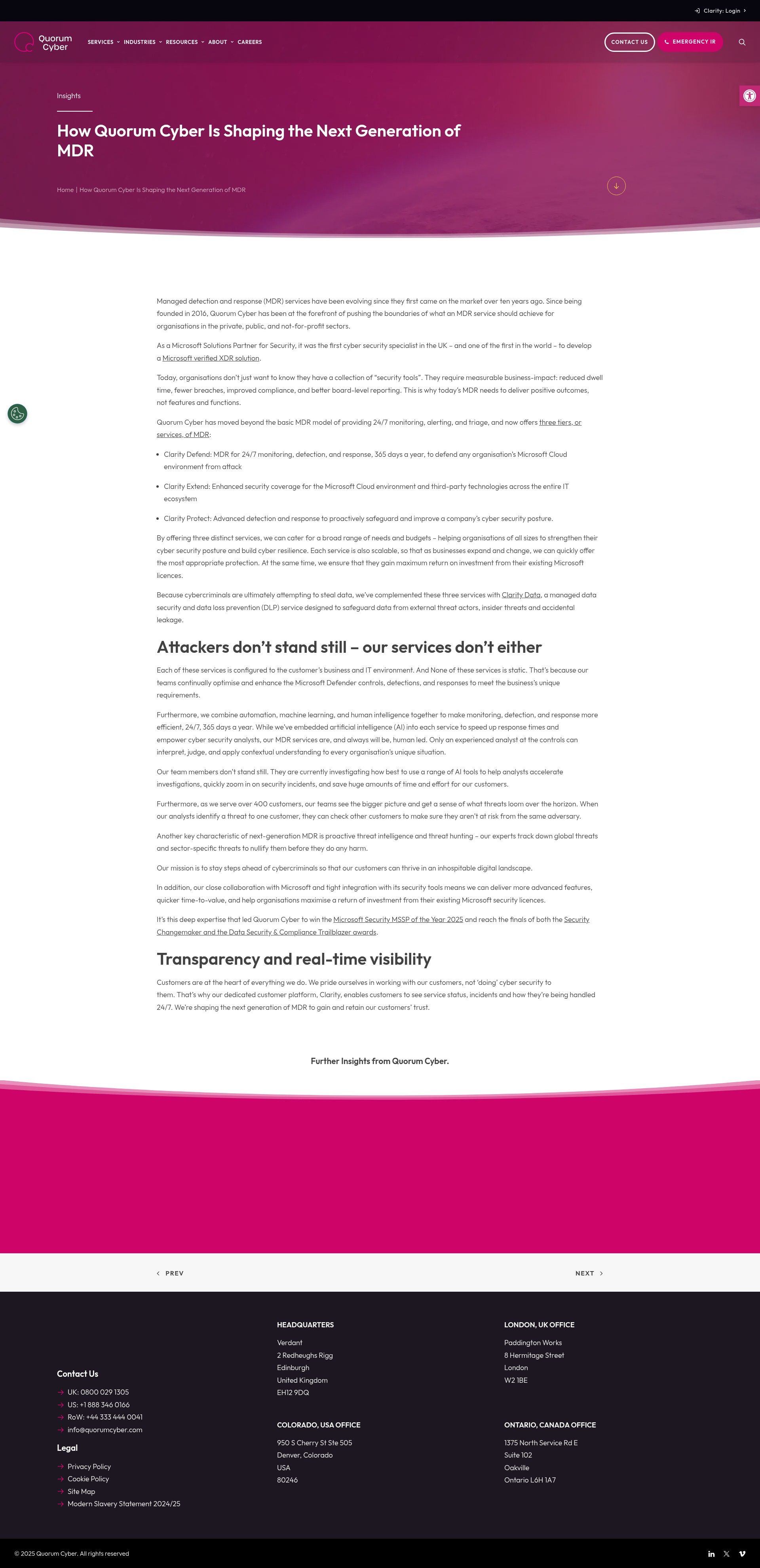 Landing Page
