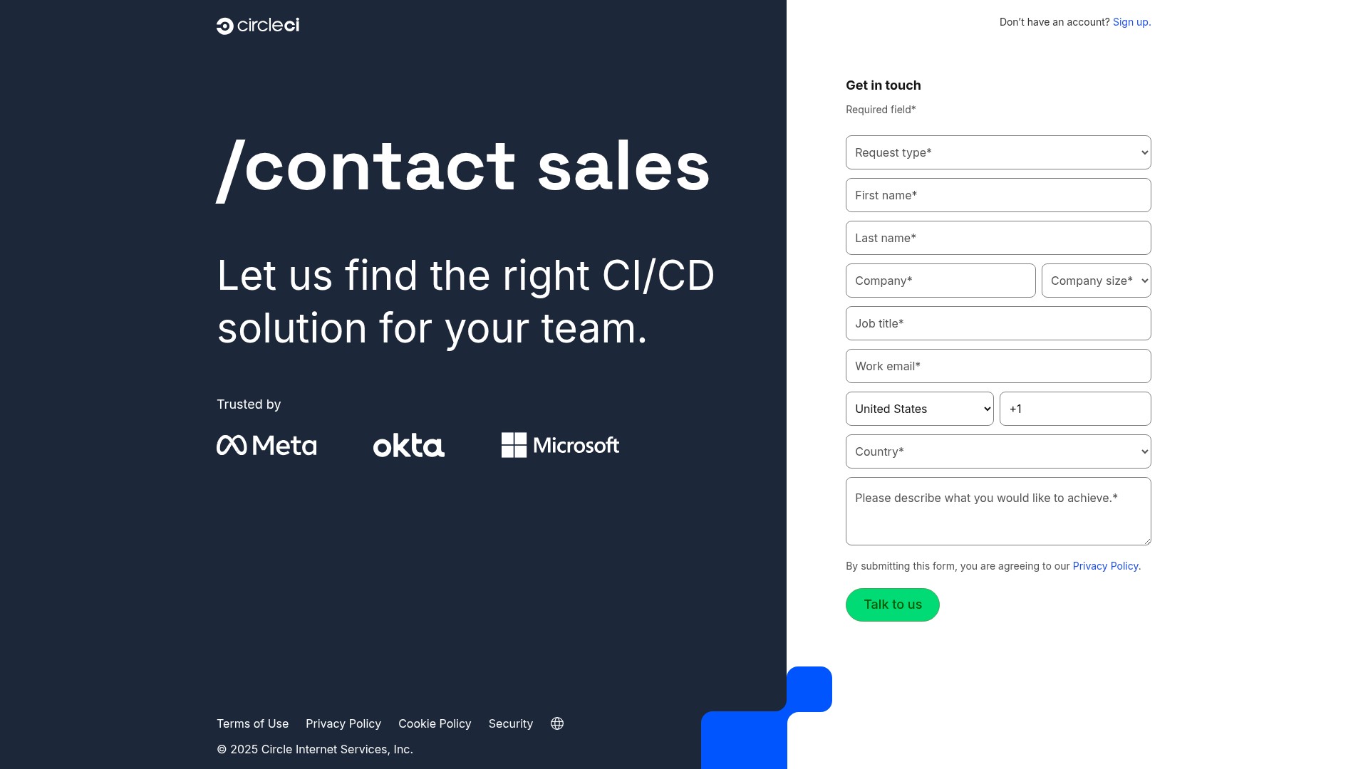 Landing Page