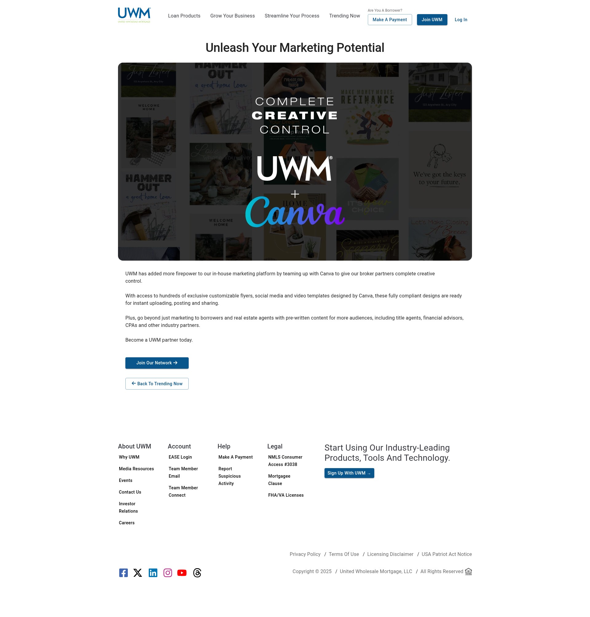 Landing Page
