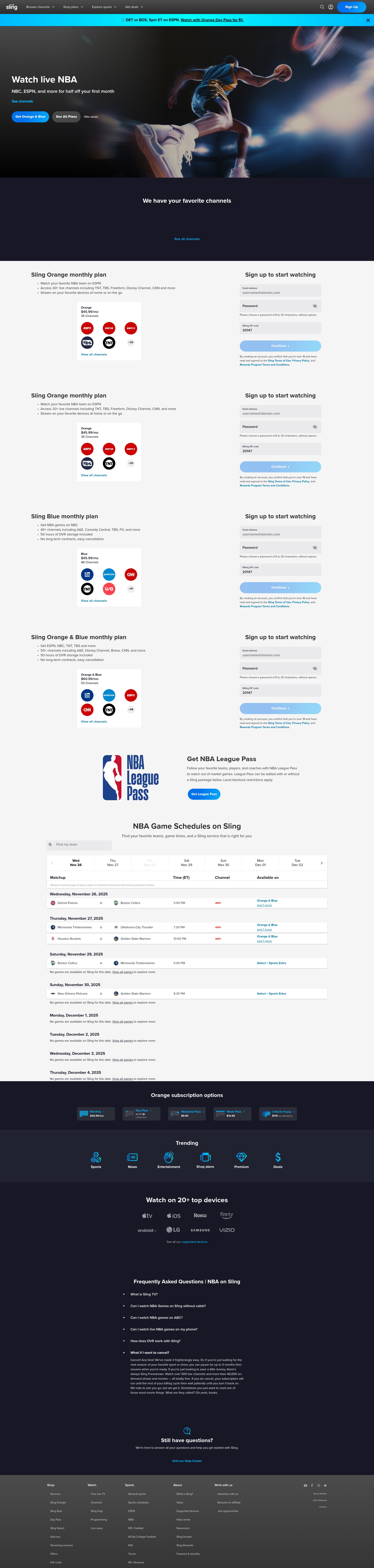 Landing Page