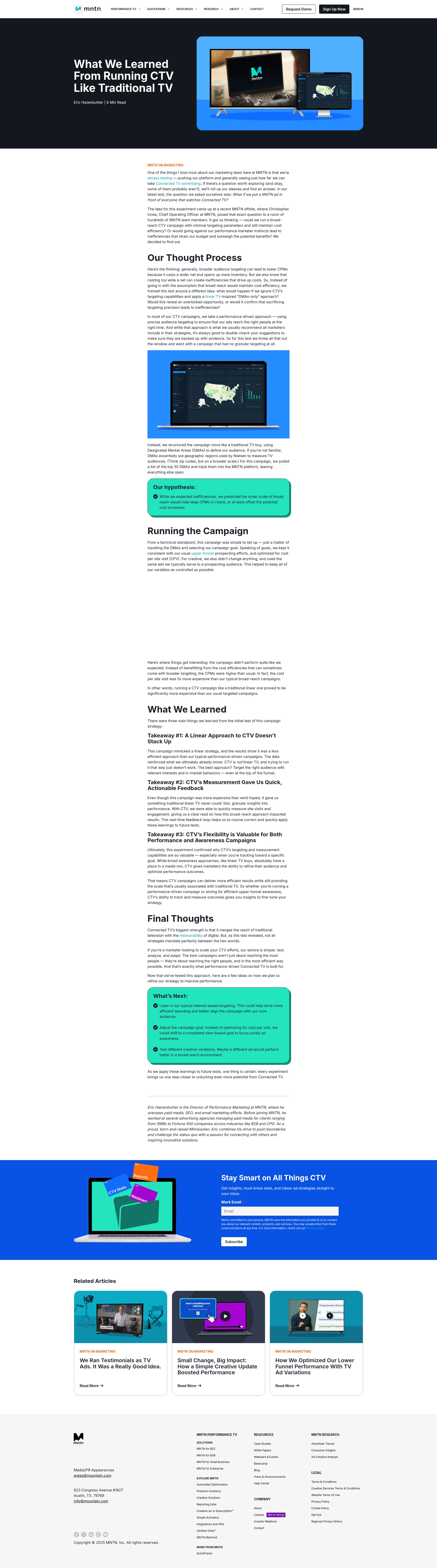 Landing Page