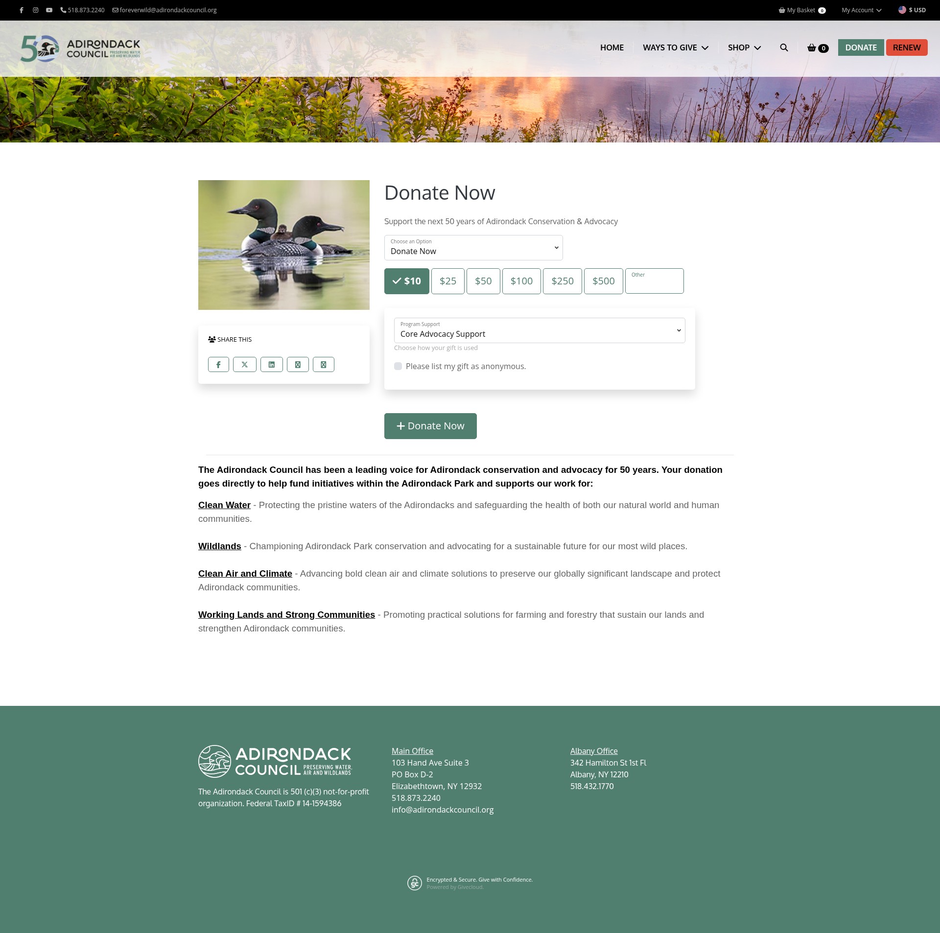 Landing Page
