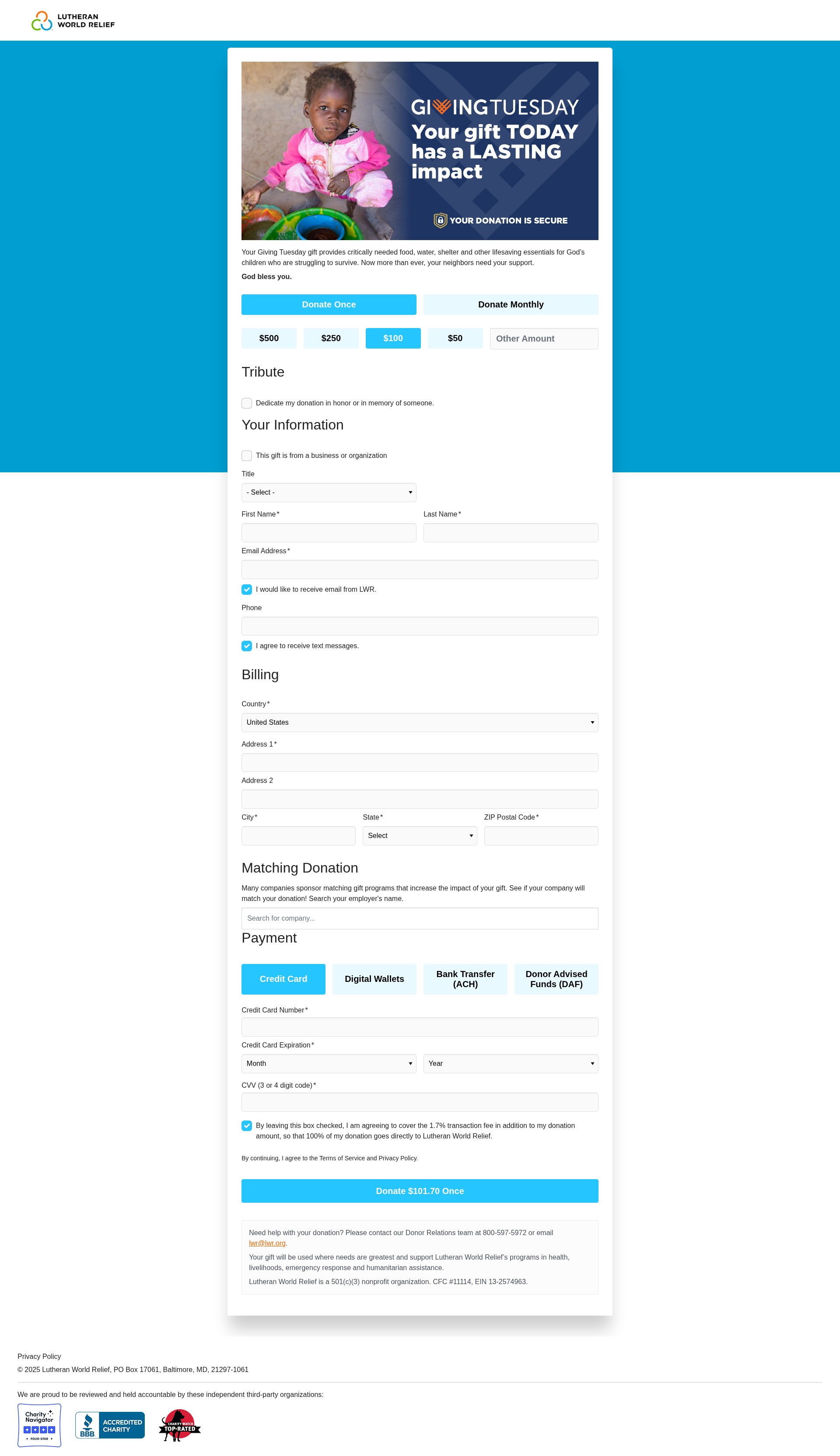 Landing Page