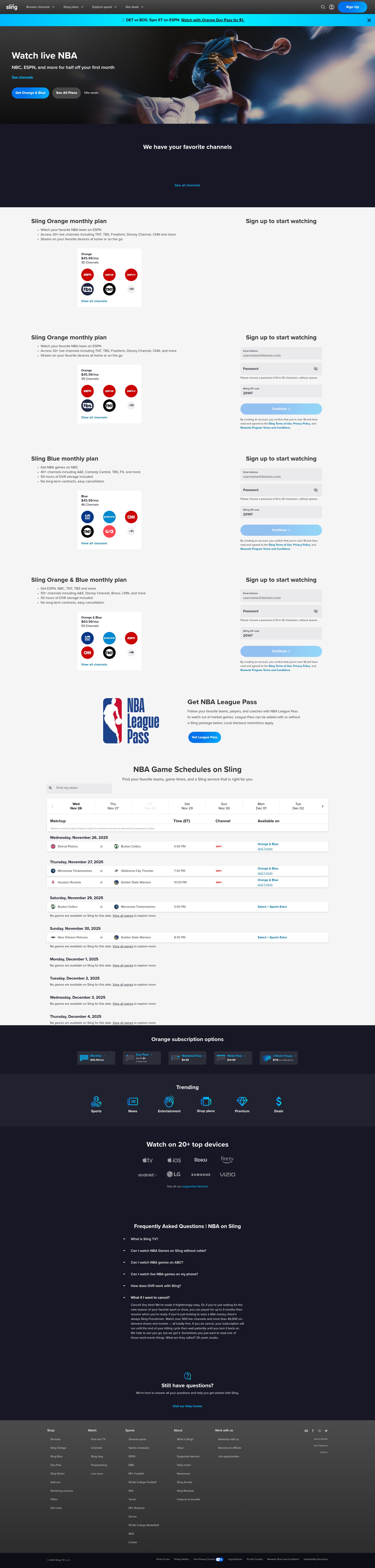 Landing Page