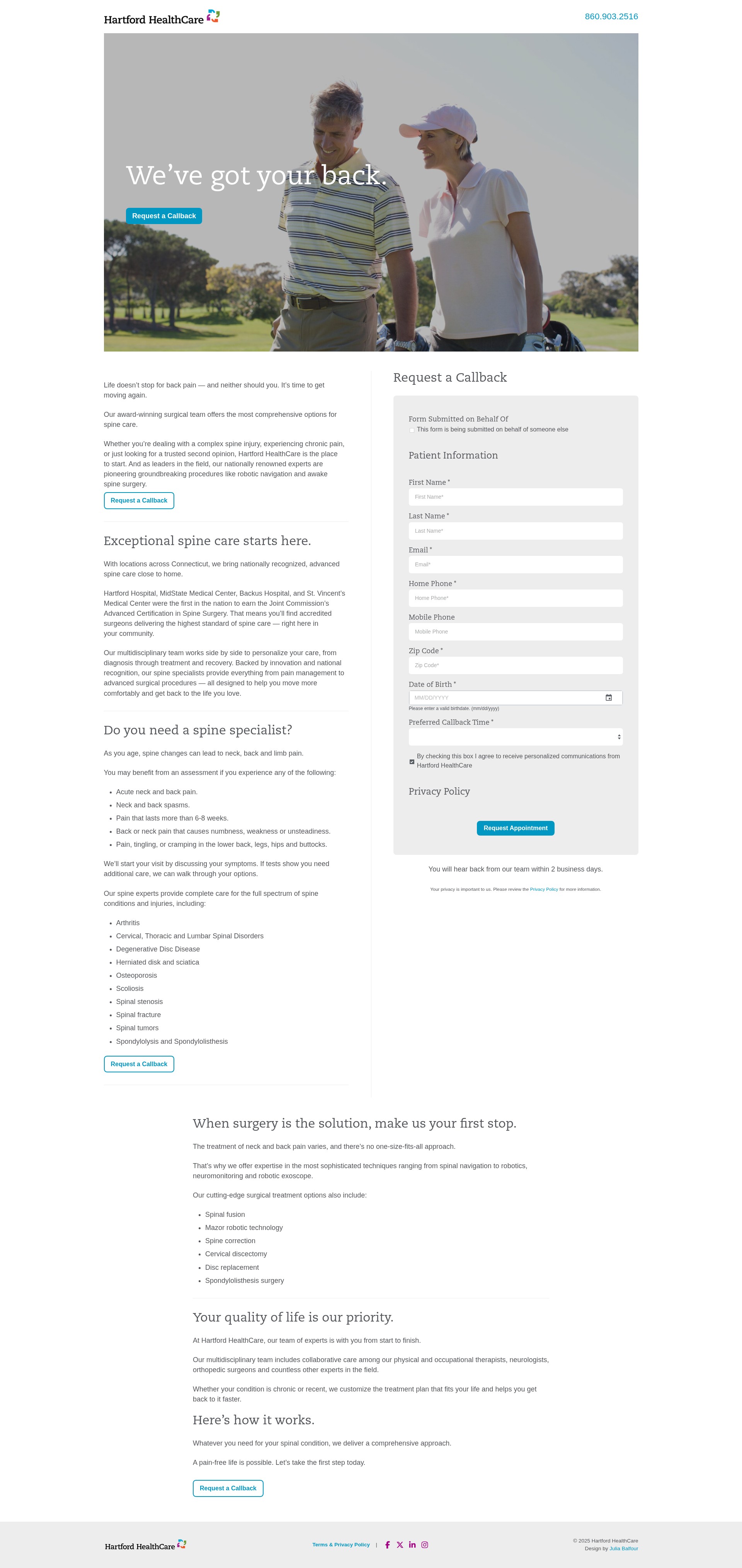 Landing Page