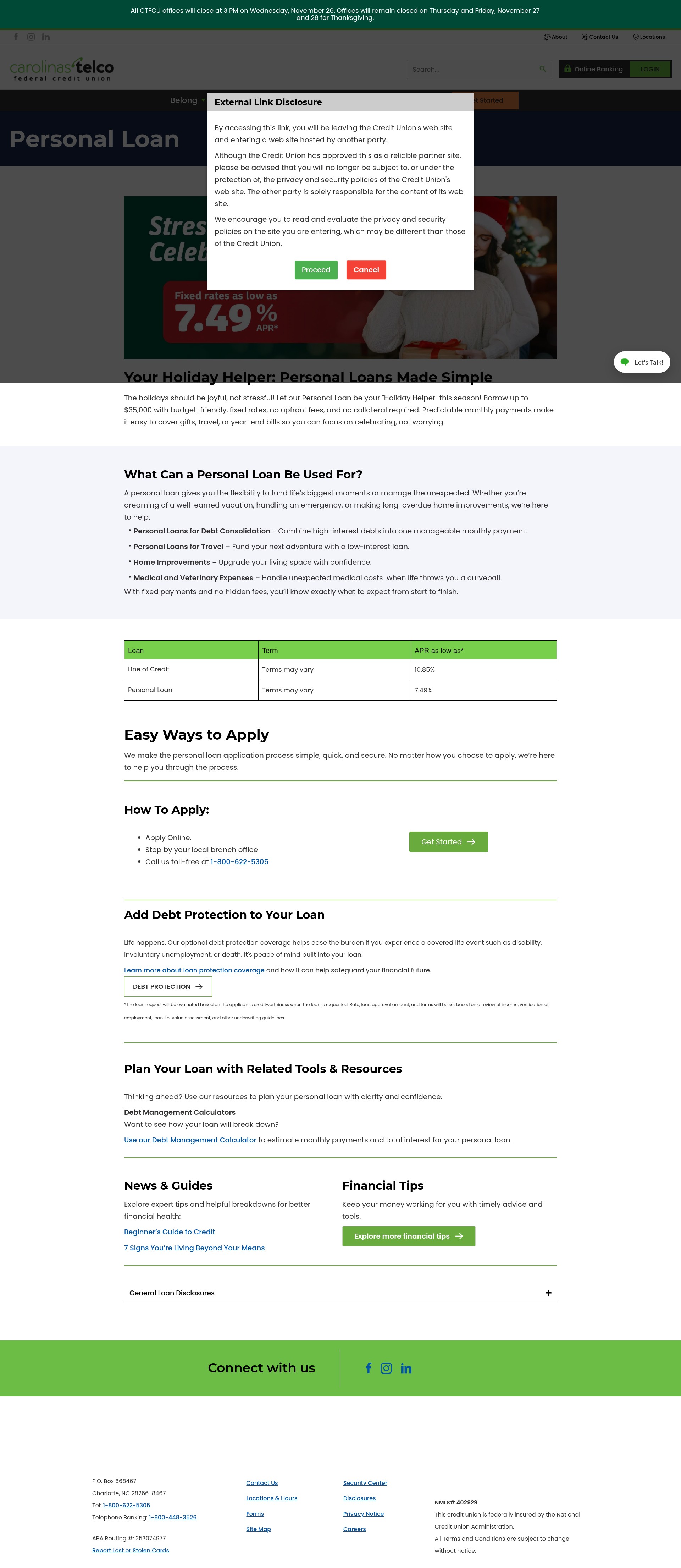 Landing Page